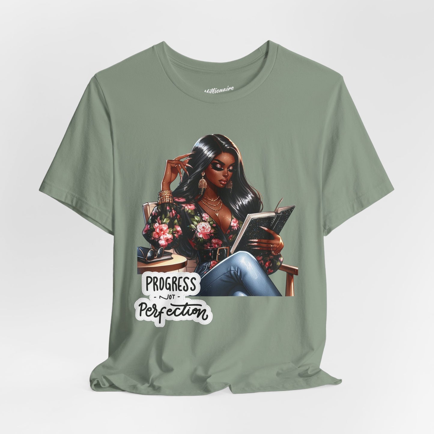 Progress Not Perfection Soft Cotton Tee