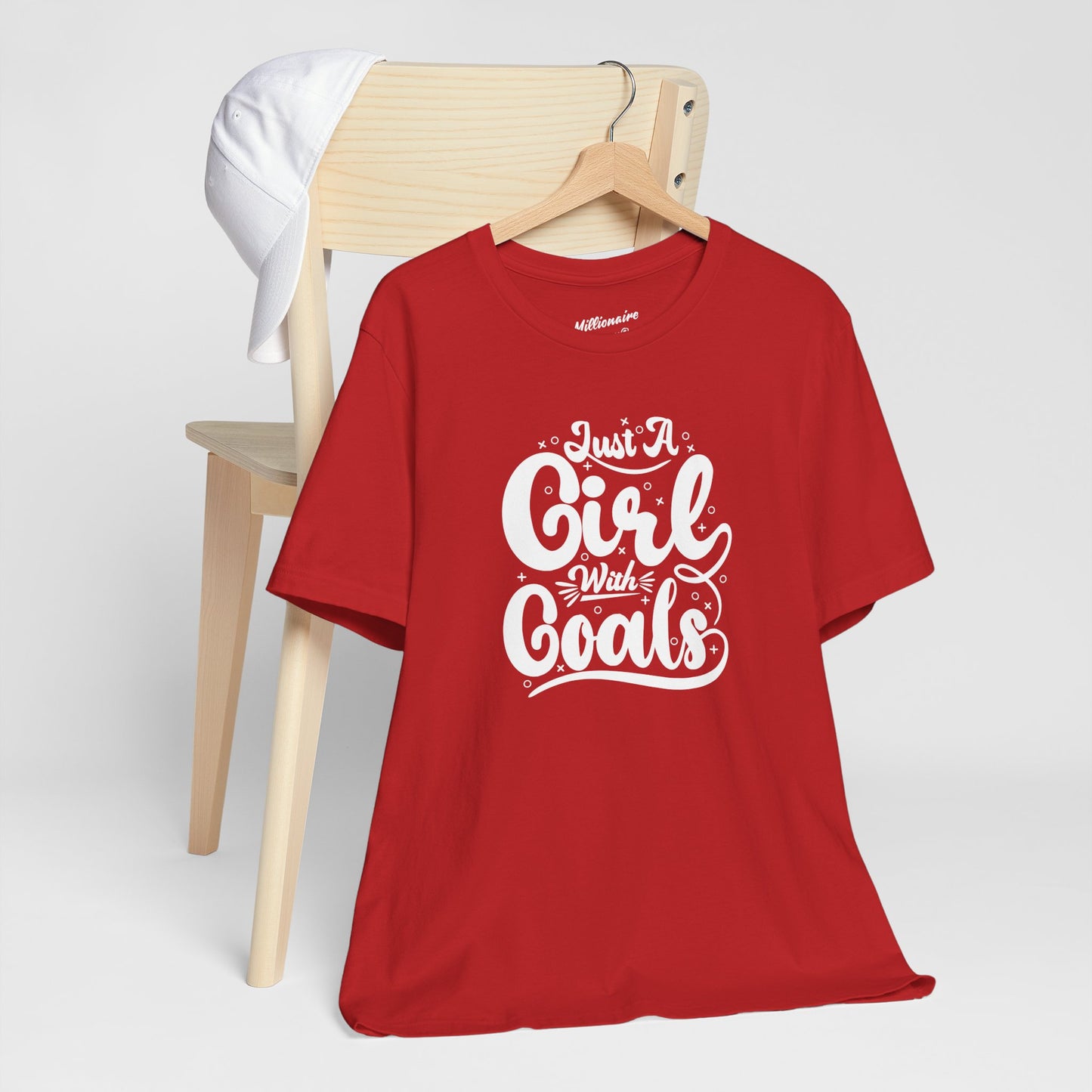 Just a Girl with Goals Soft Cotton Tee