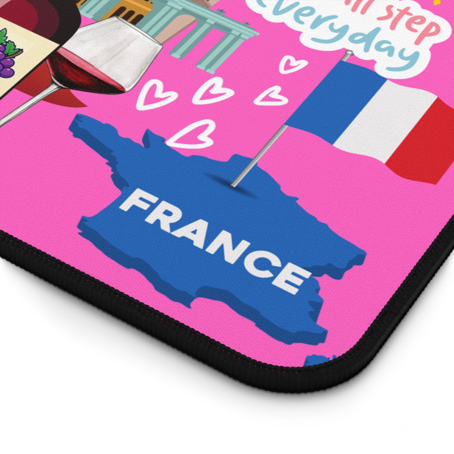 I Love Paris Desk Mat