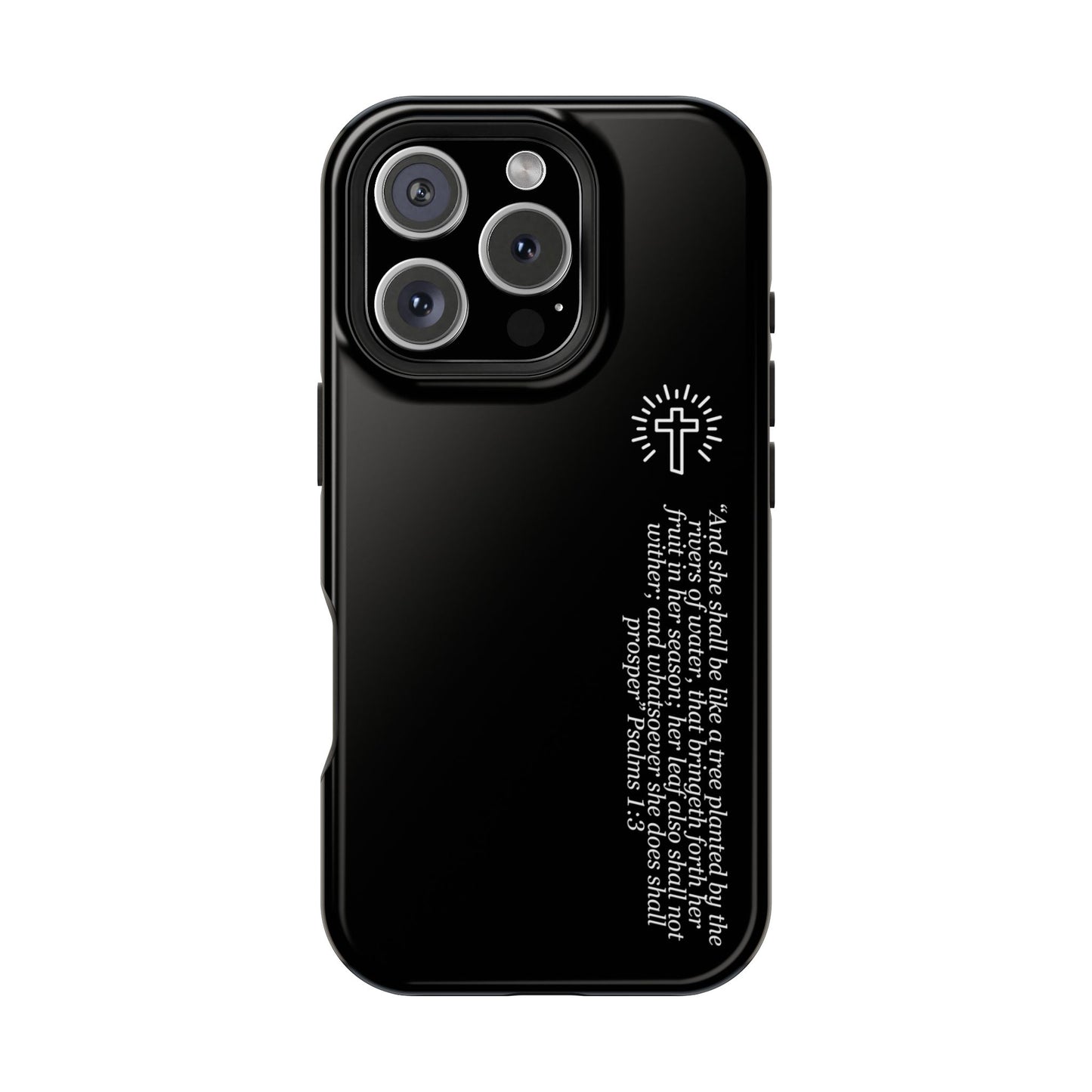 She Shall be Planted MagSafe iPhone® Case Black