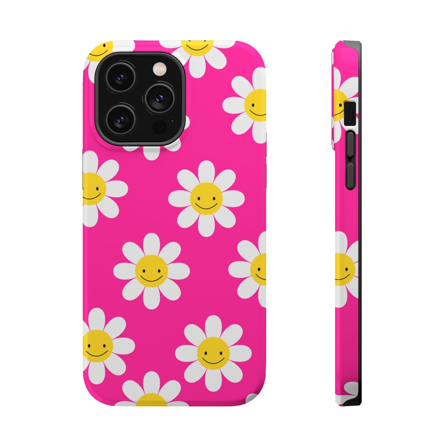 Pink Flowers MagSafe iPhone® Case