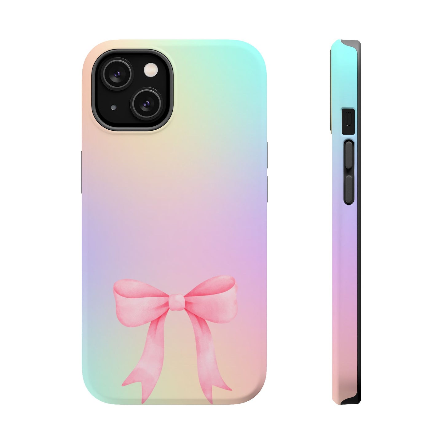 Pink Bow & Cotton Candy MagSafe iPhone® Case