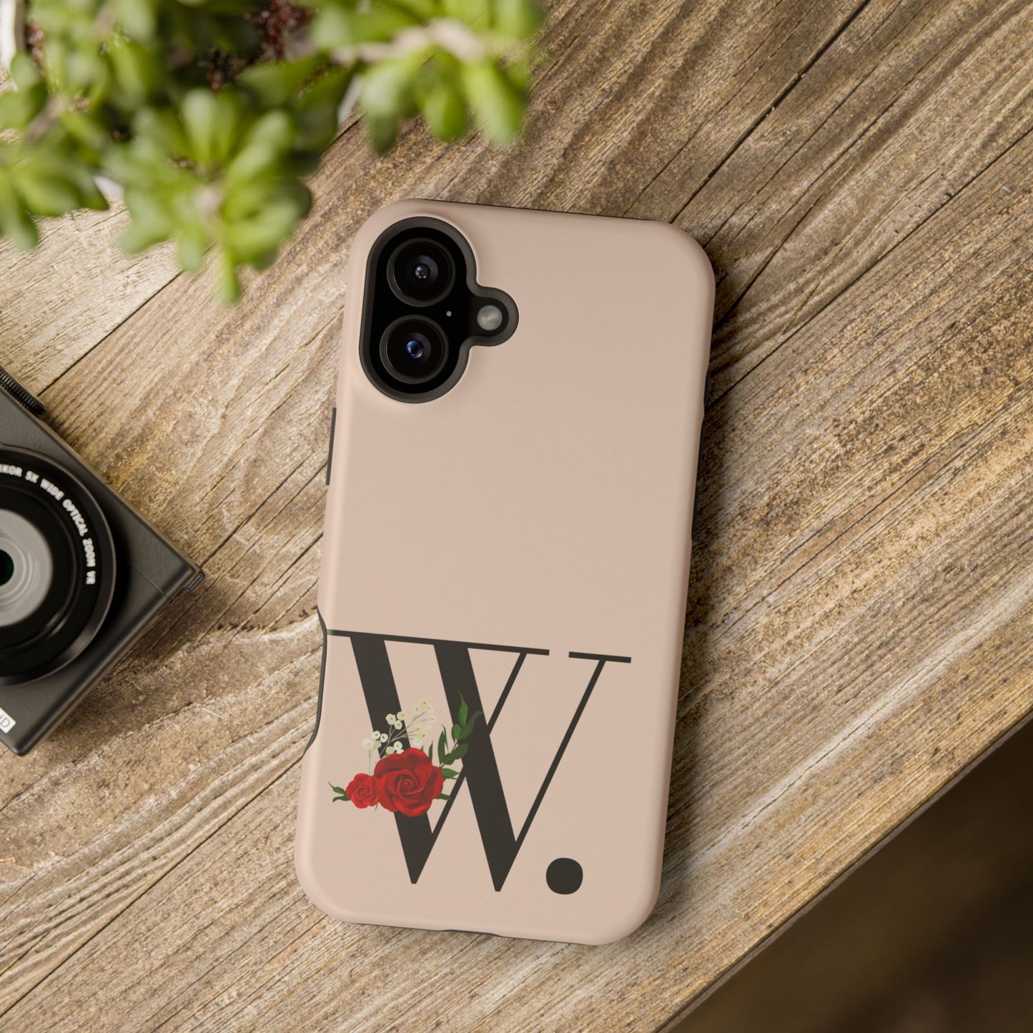 Personalized Letter W MagSafe iPhone® Case