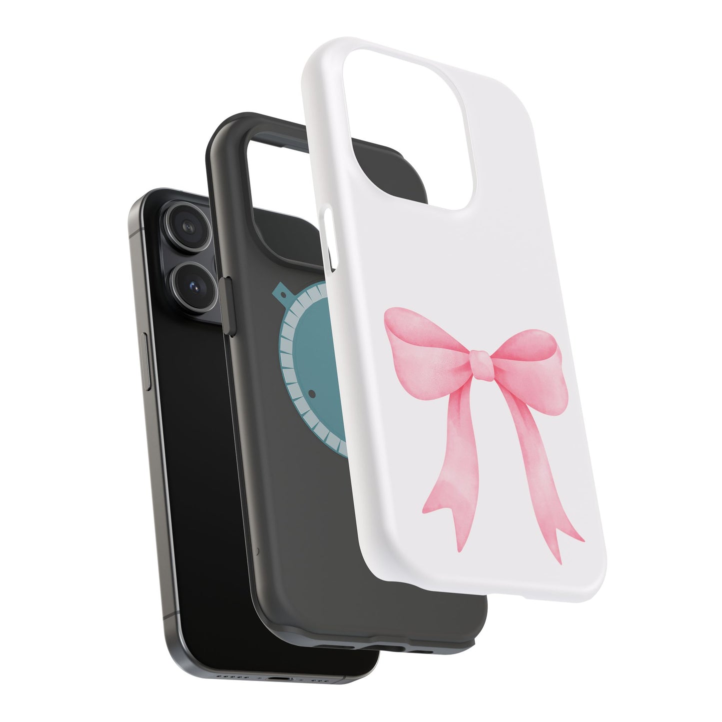 Pink Bow MagSafe iPhone® Case