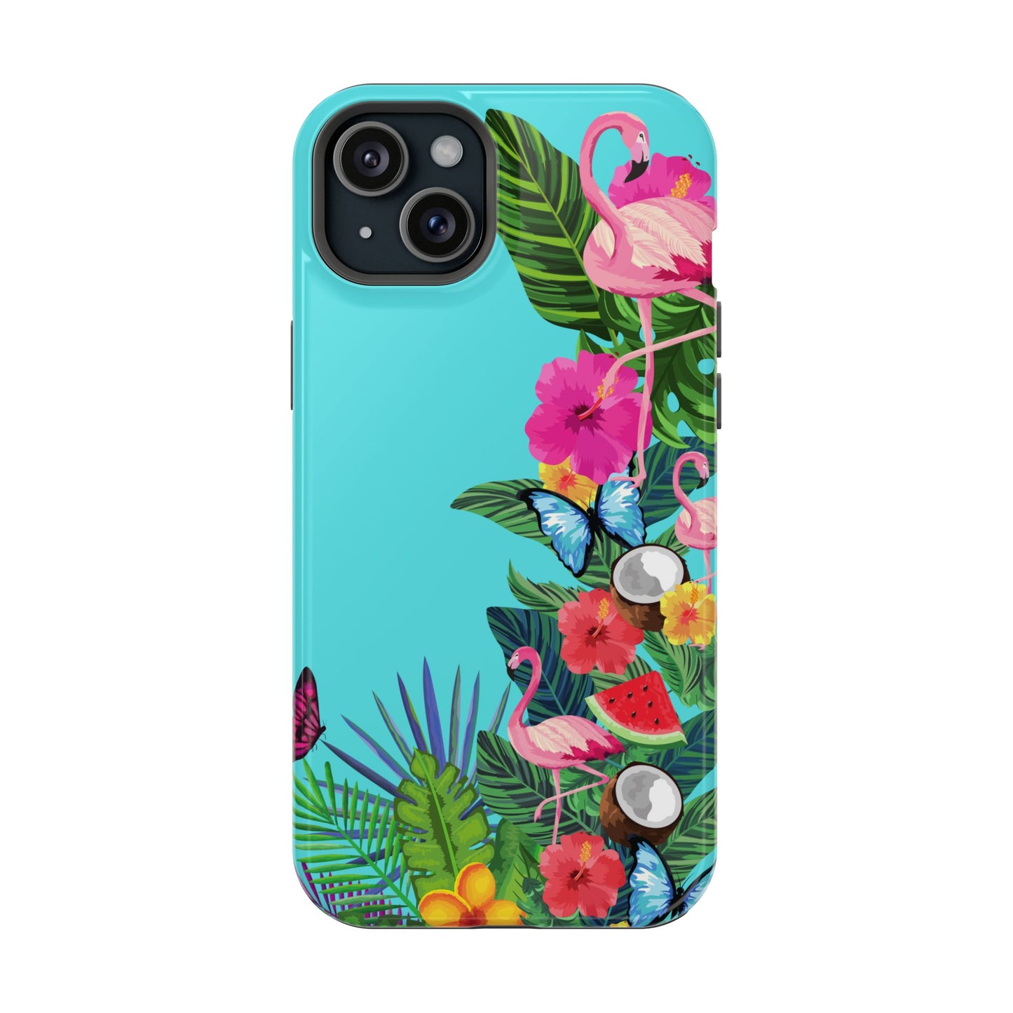 Pink Flamingo MagSafe iPhone® Case