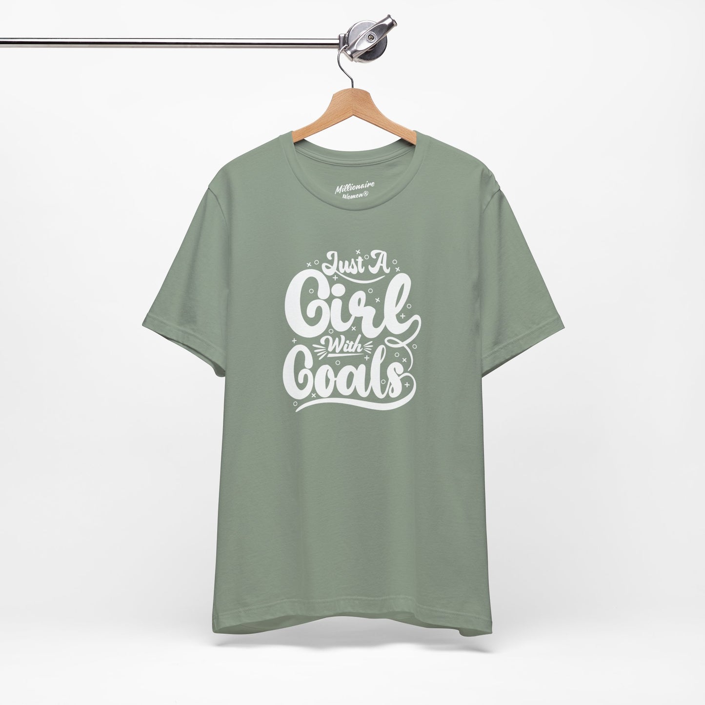 Just a Girl with Goals Soft Cotton Tee