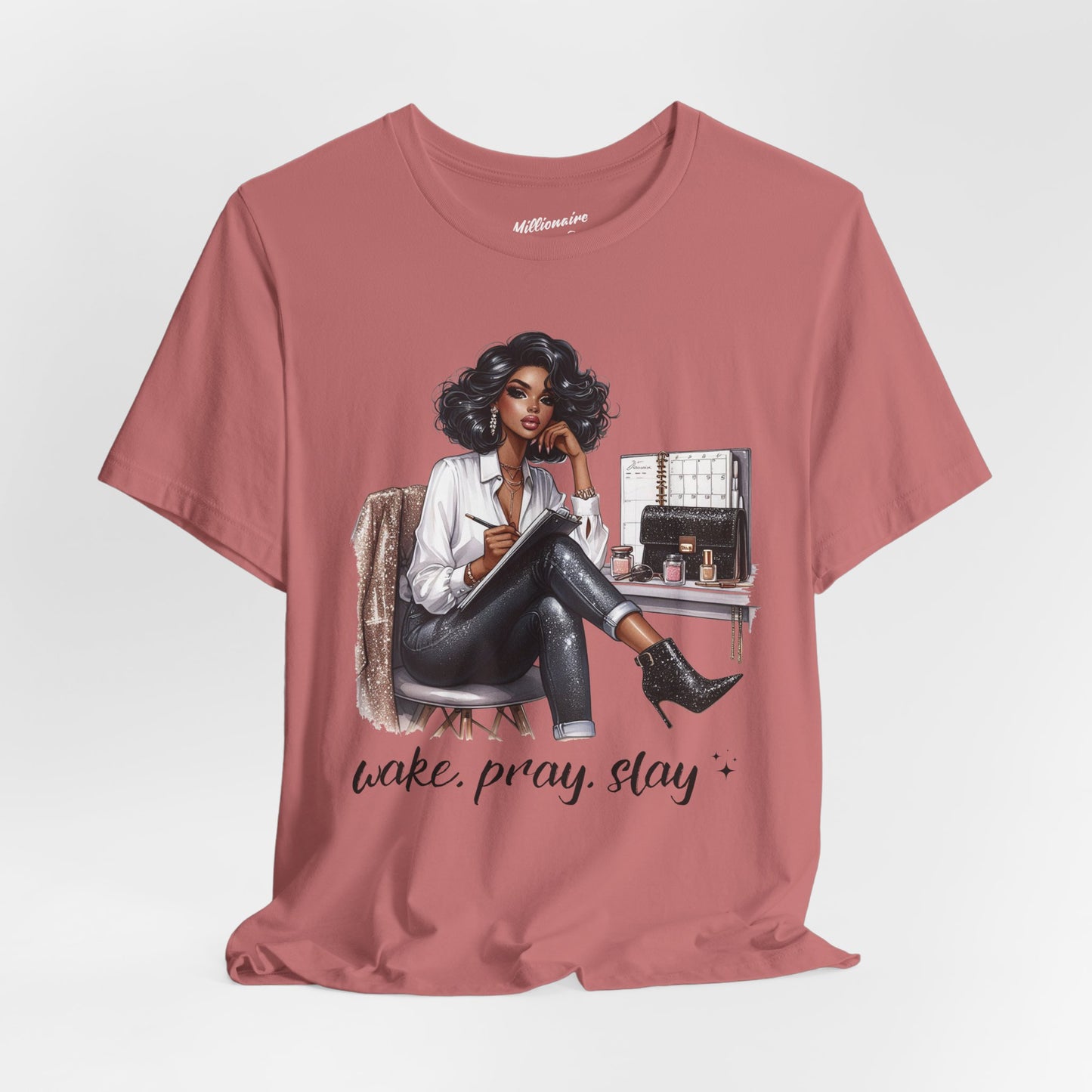 Wake Pray Slay Soft Cotton Tee
