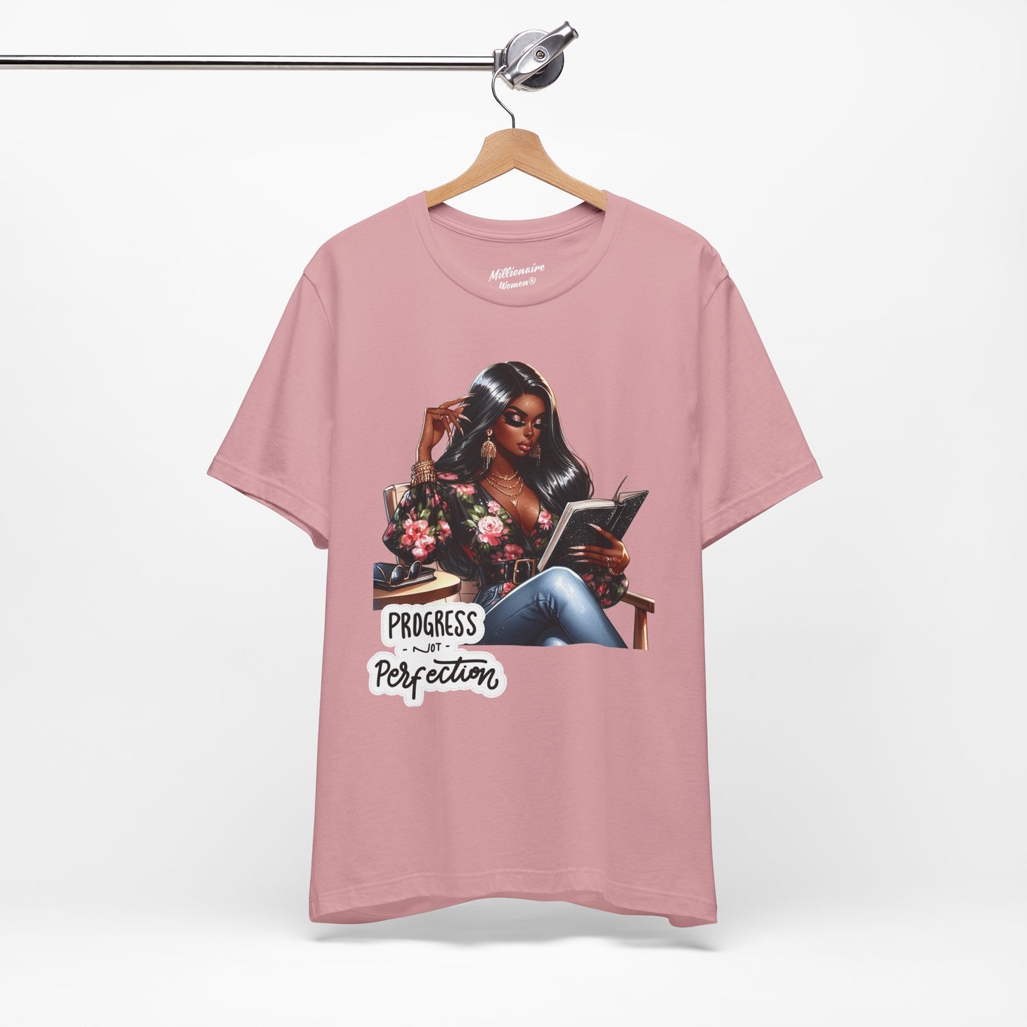 Progress Not Perfection Soft Cotton Tee
