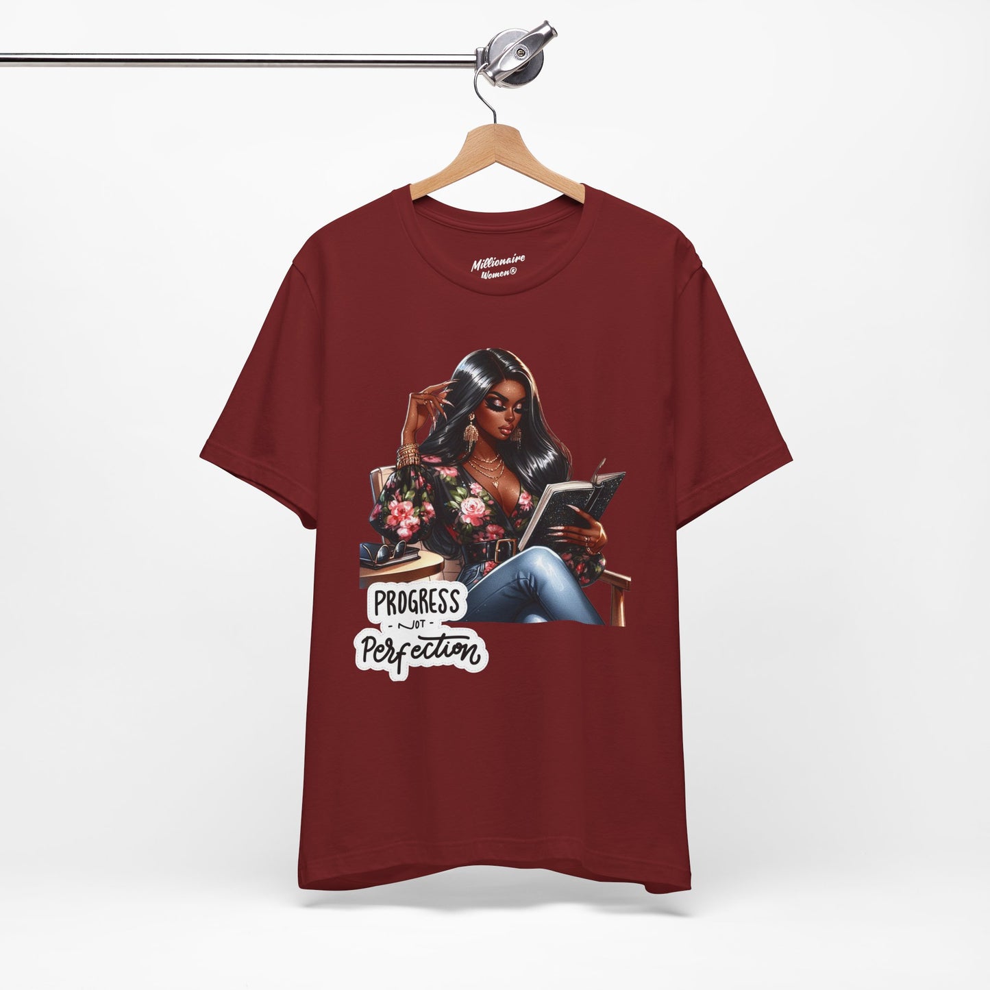 Progress Not Perfection Soft Cotton Tee