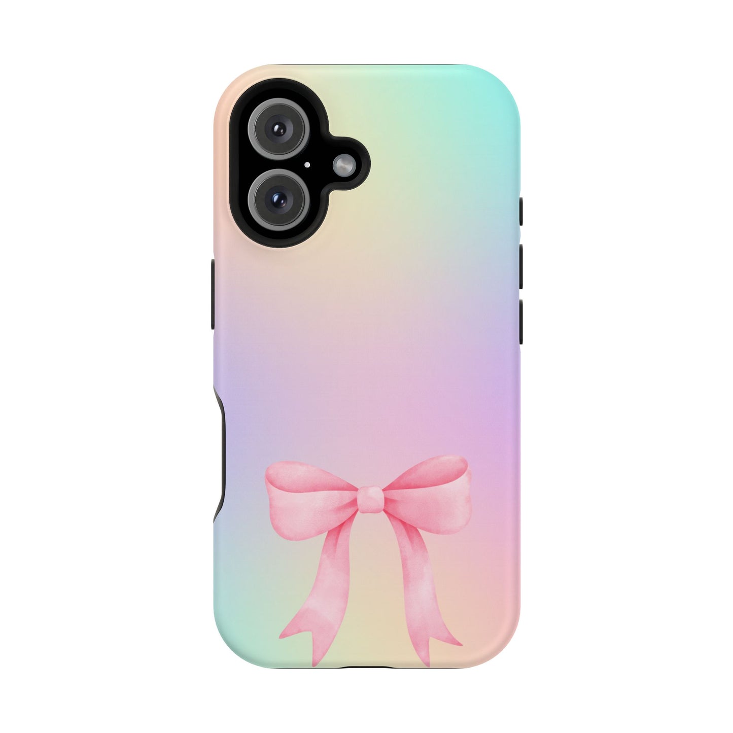 Pink Bow & Cotton Candy MagSafe iPhone® Case