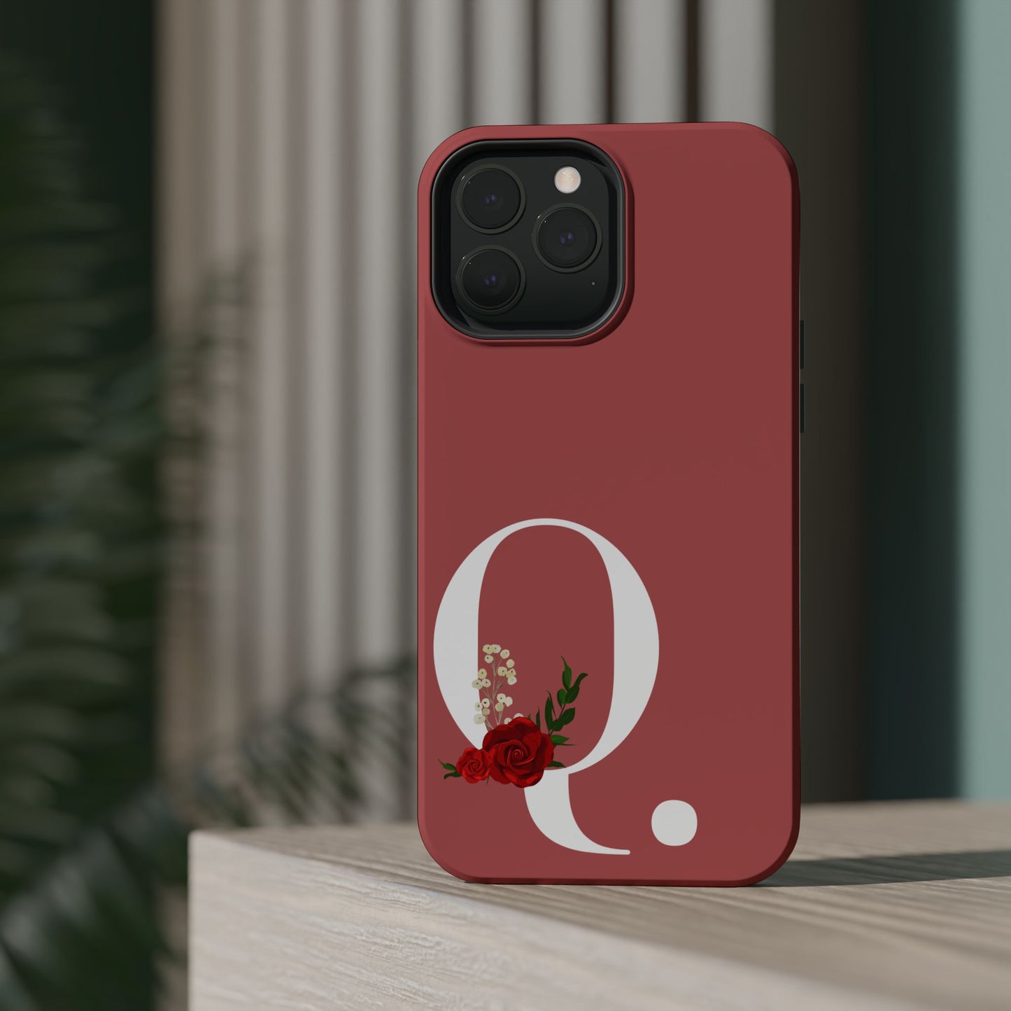 Personalized Letter Q MagSafe iPhone® Case