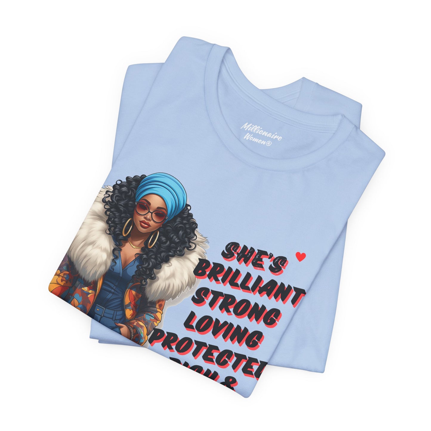 She's Brilliant Soft Cotton Tee