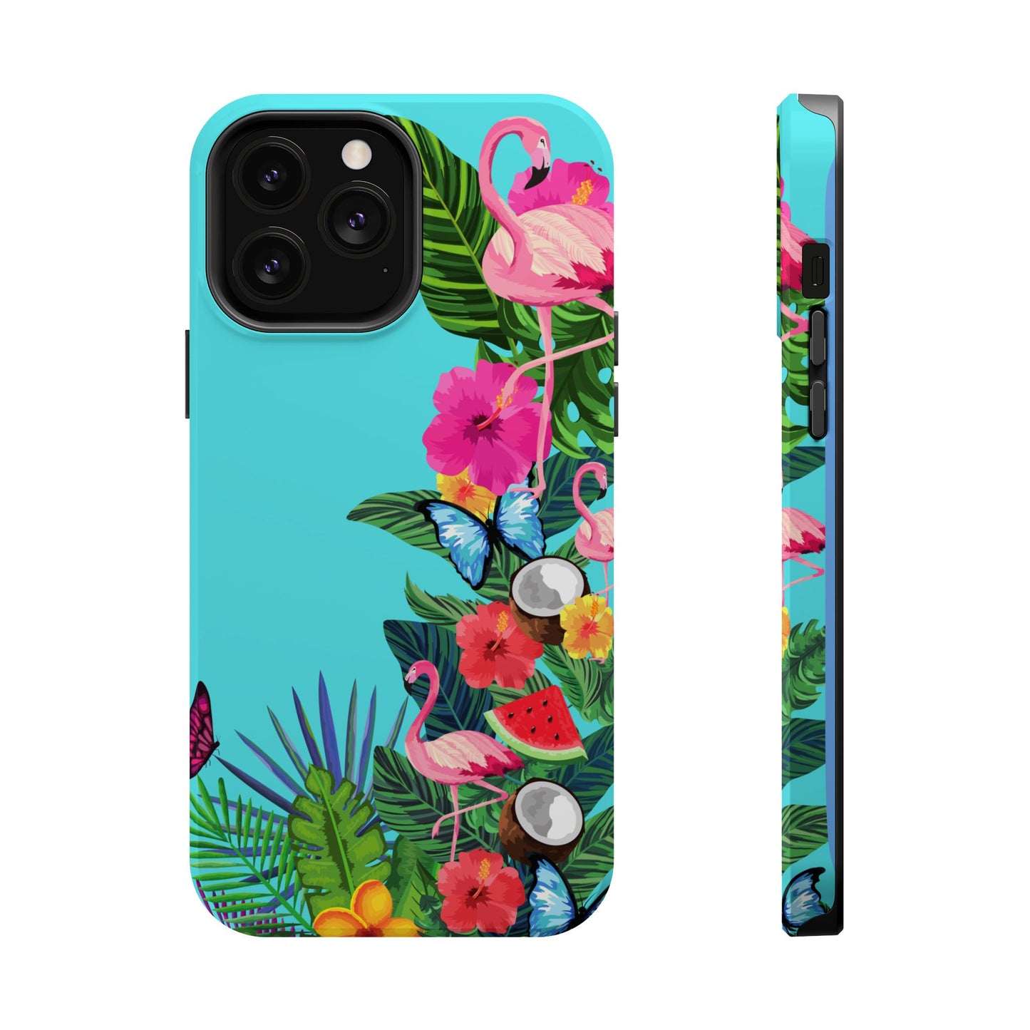 Pink Flamingo MagSafe iPhone® Case