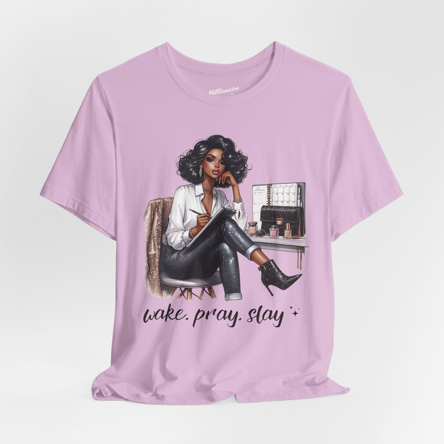 Wake Pray Slay Soft Cotton Tee