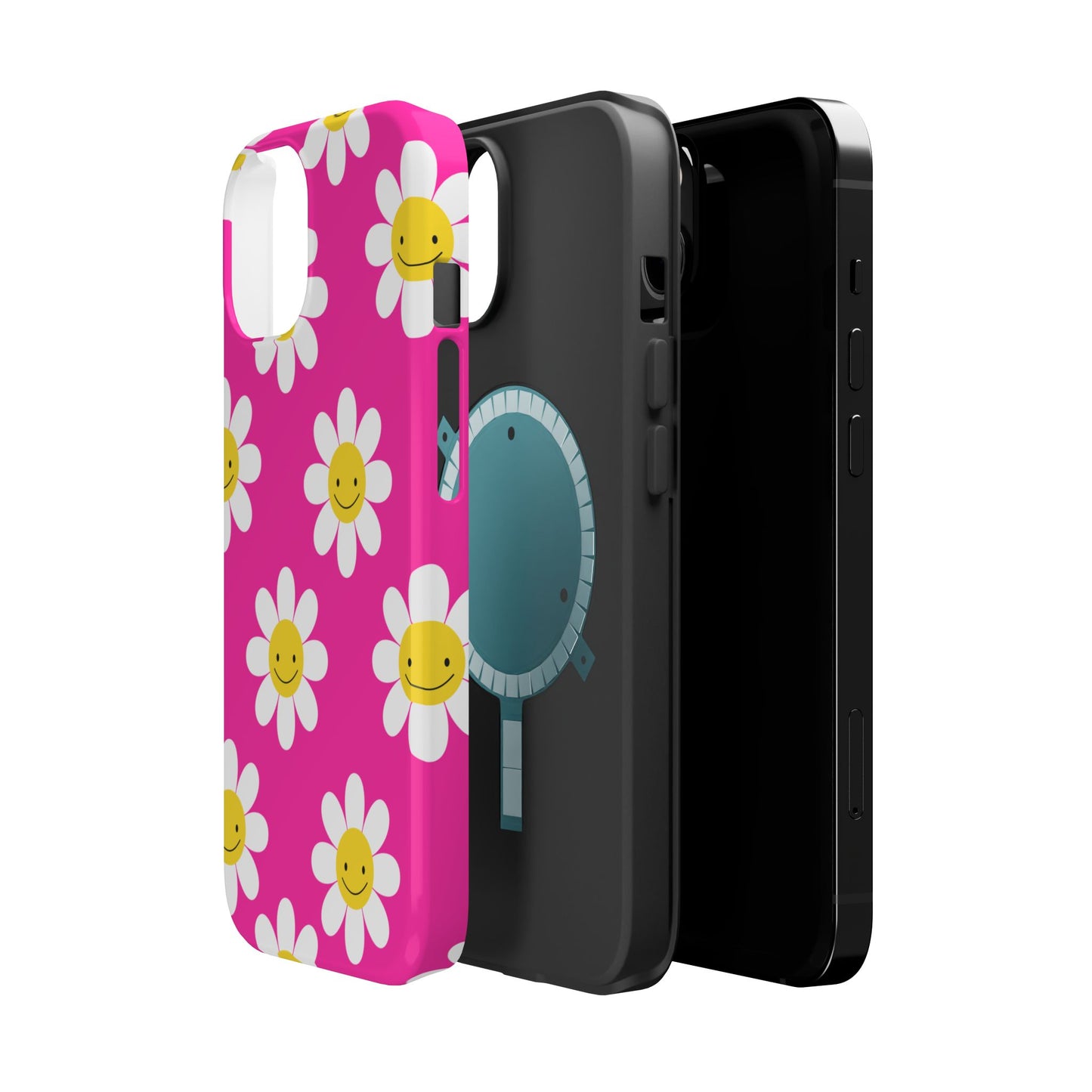 Pink Flowers MagSafe iPhone® Case