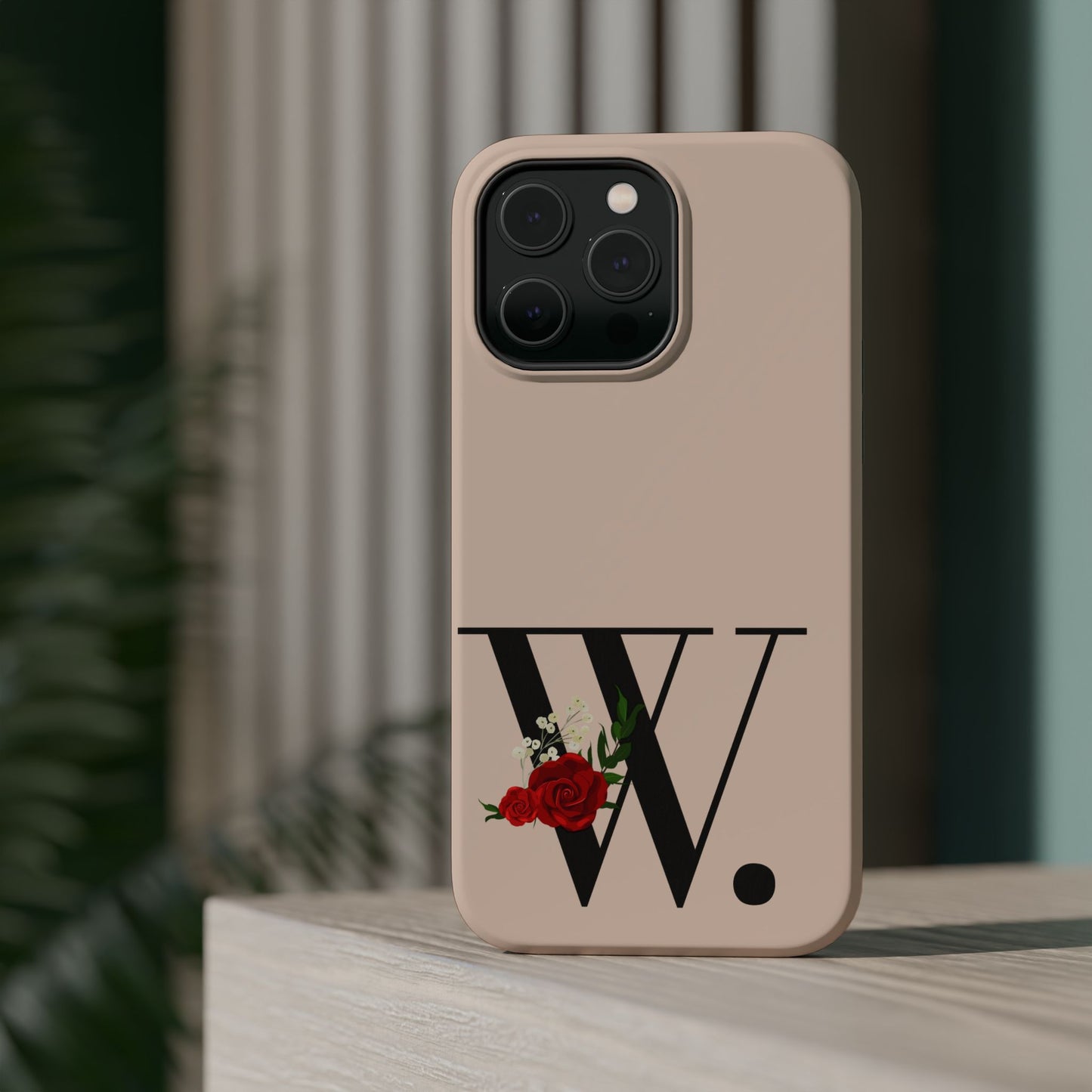 Personalized Letter W MagSafe iPhone® Case