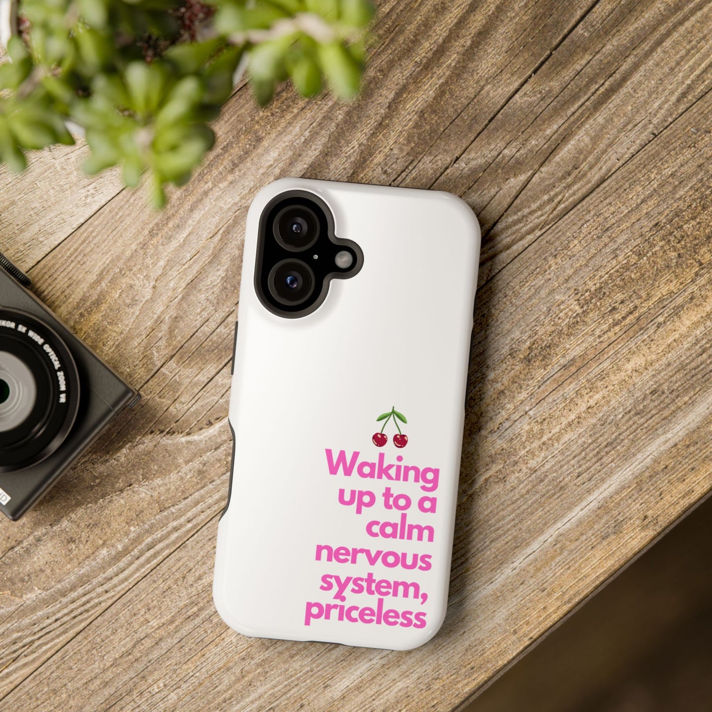 Stay Calm MagSafe iPhone® Case White