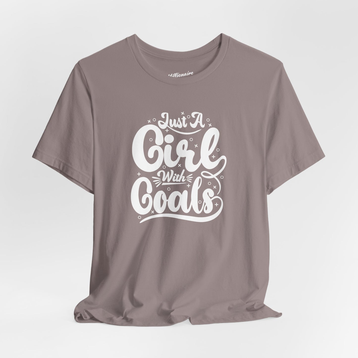 Just a Girl with Goals Soft Cotton Tee