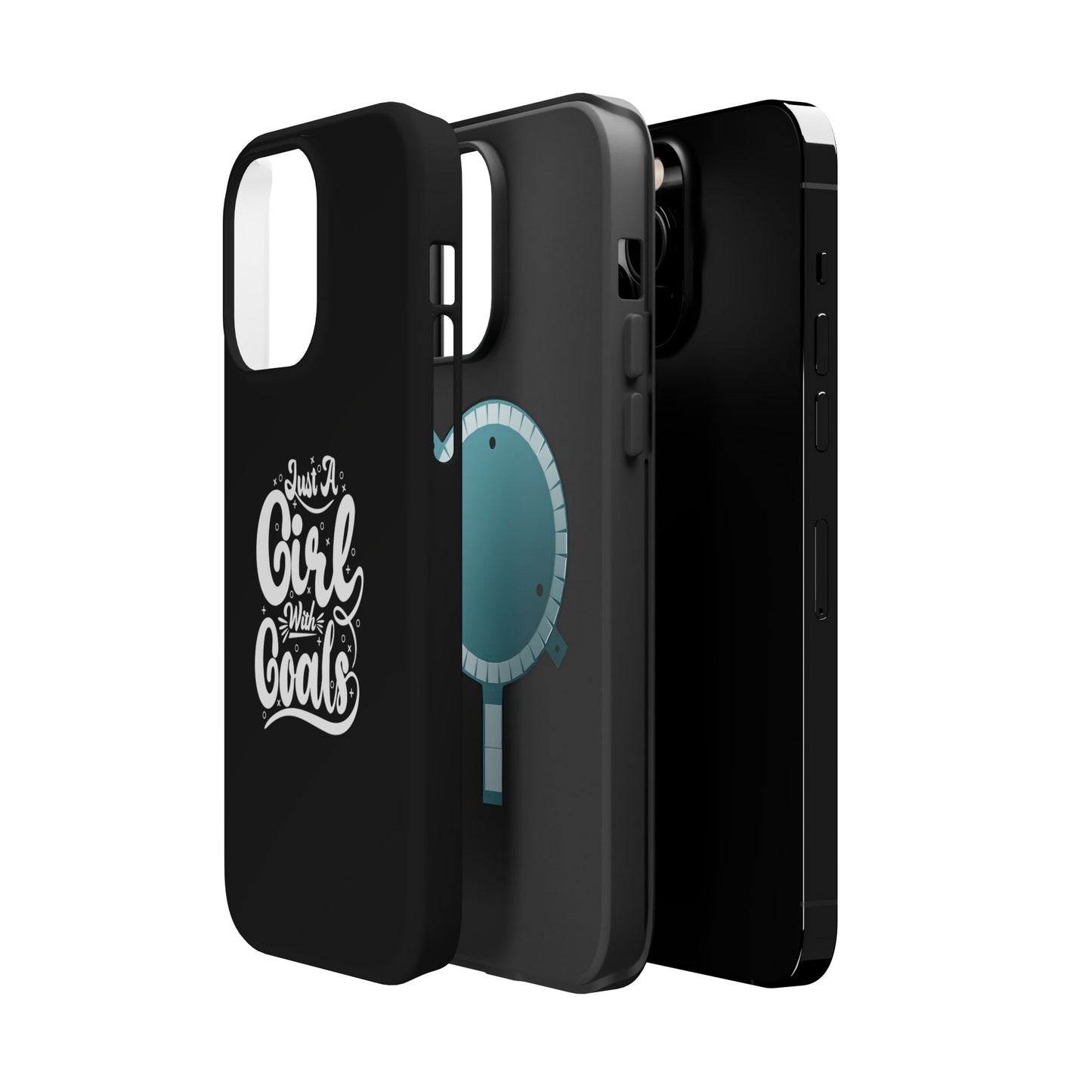 Girl with Goals MagSafe iPhone® Case Black