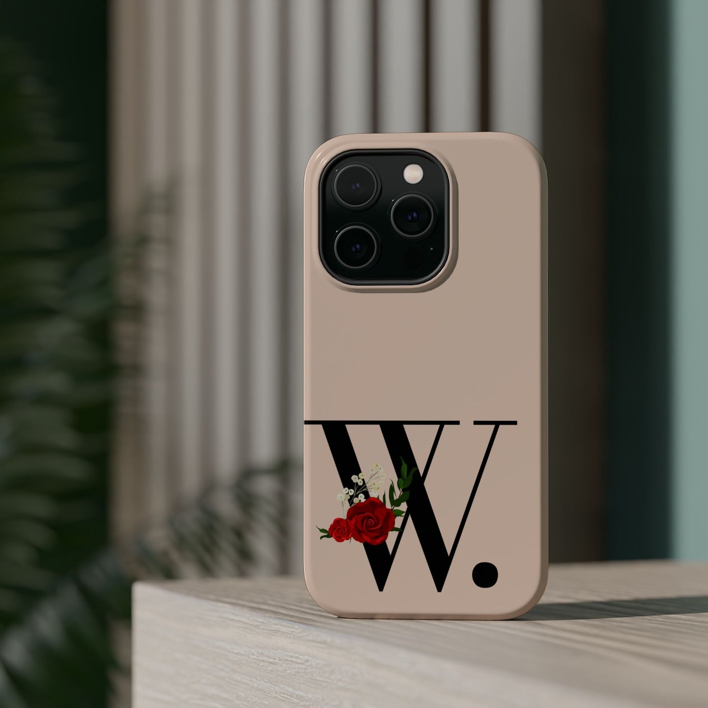 Personalized Letter W MagSafe iPhone® Case