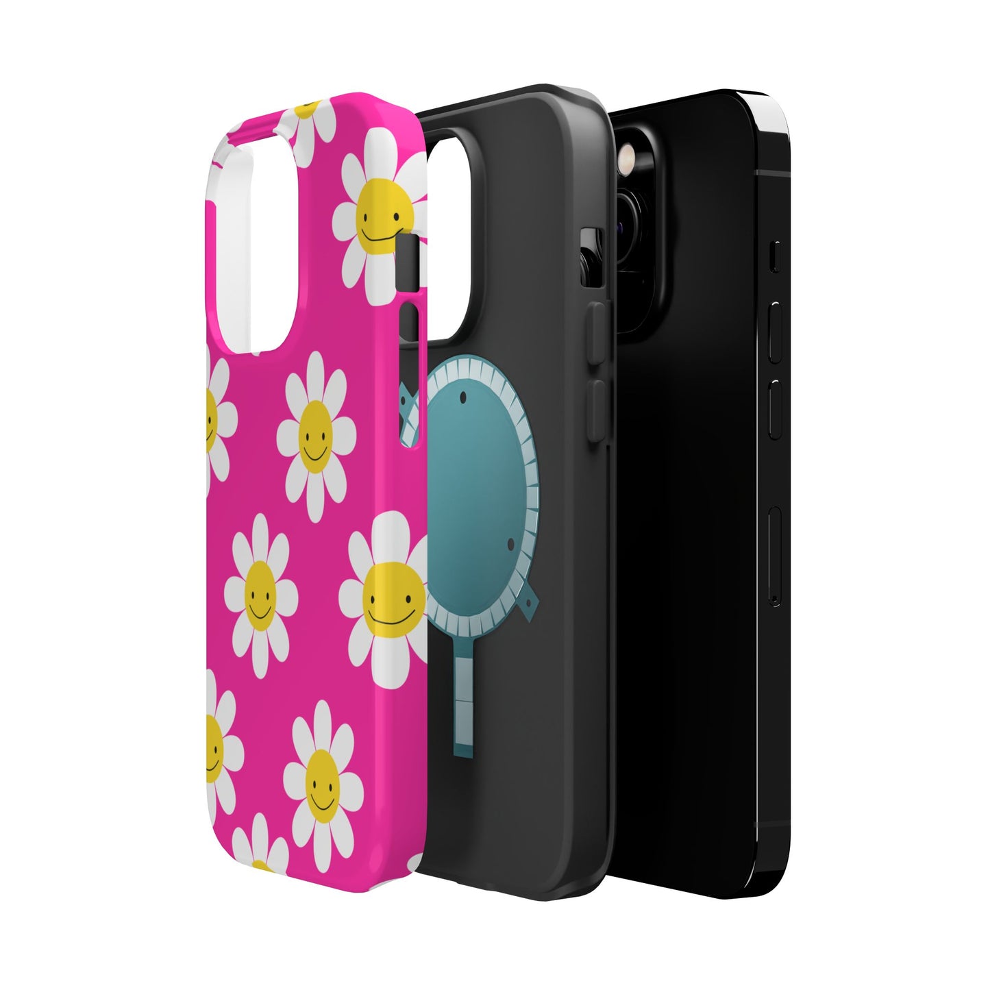 Pink Flowers MagSafe iPhone® Case