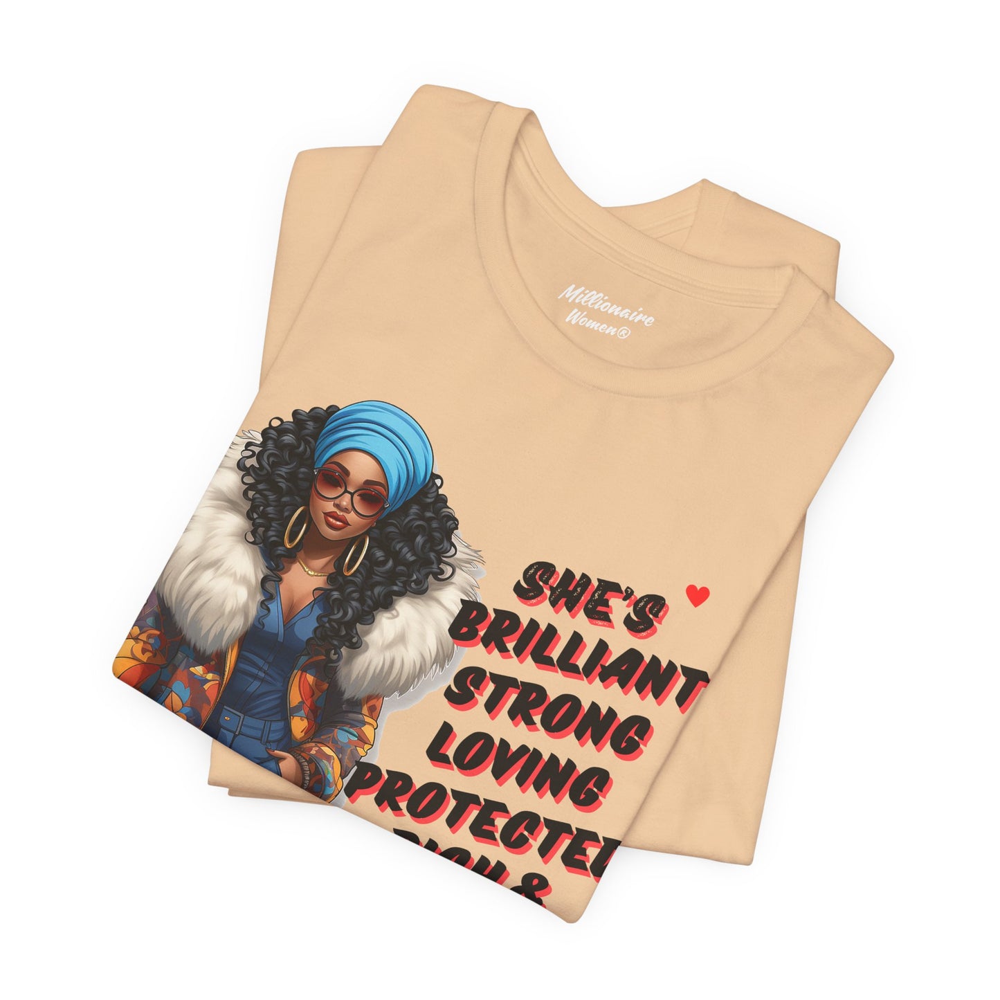 She's Brilliant Soft Cotton Tee