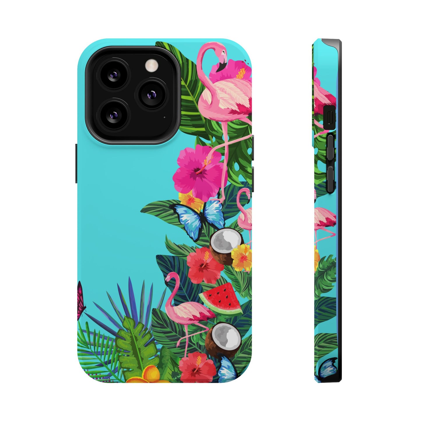 Pink Flamingo MagSafe iPhone® Case