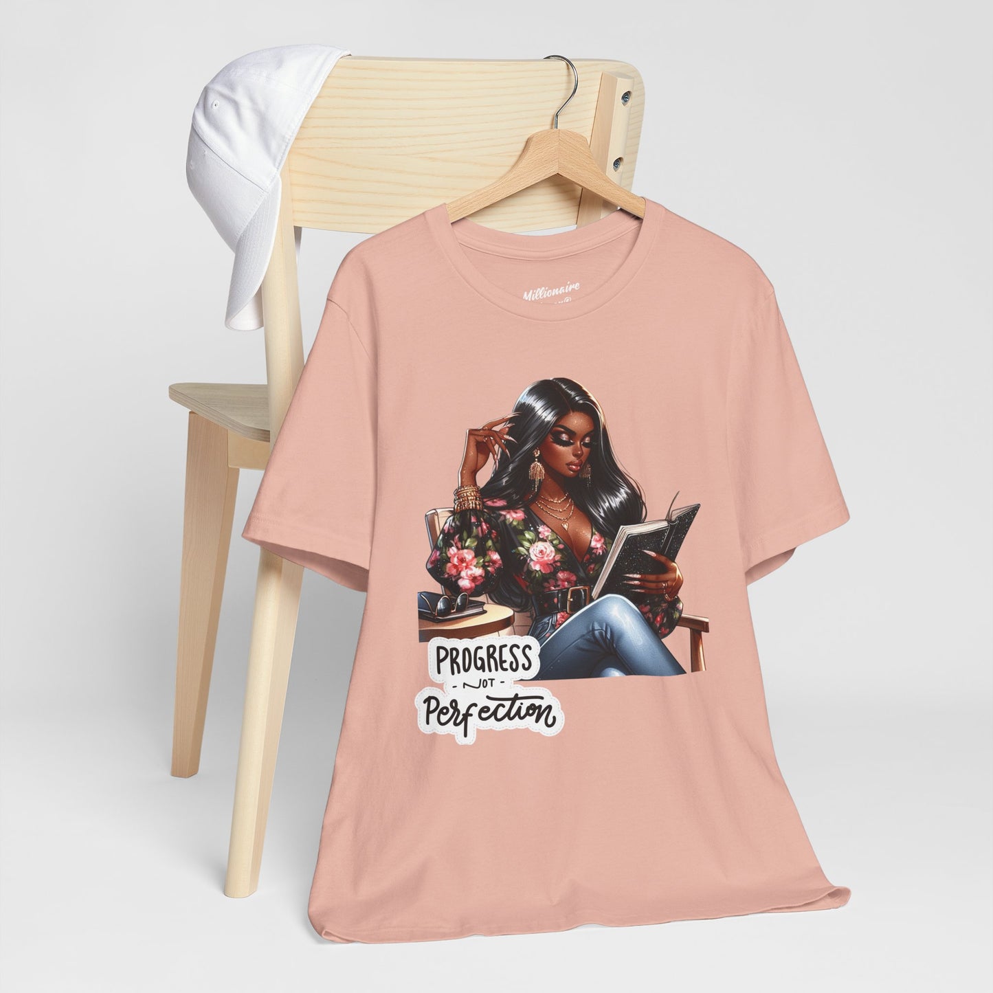 Progress Not Perfection Soft Cotton Tee