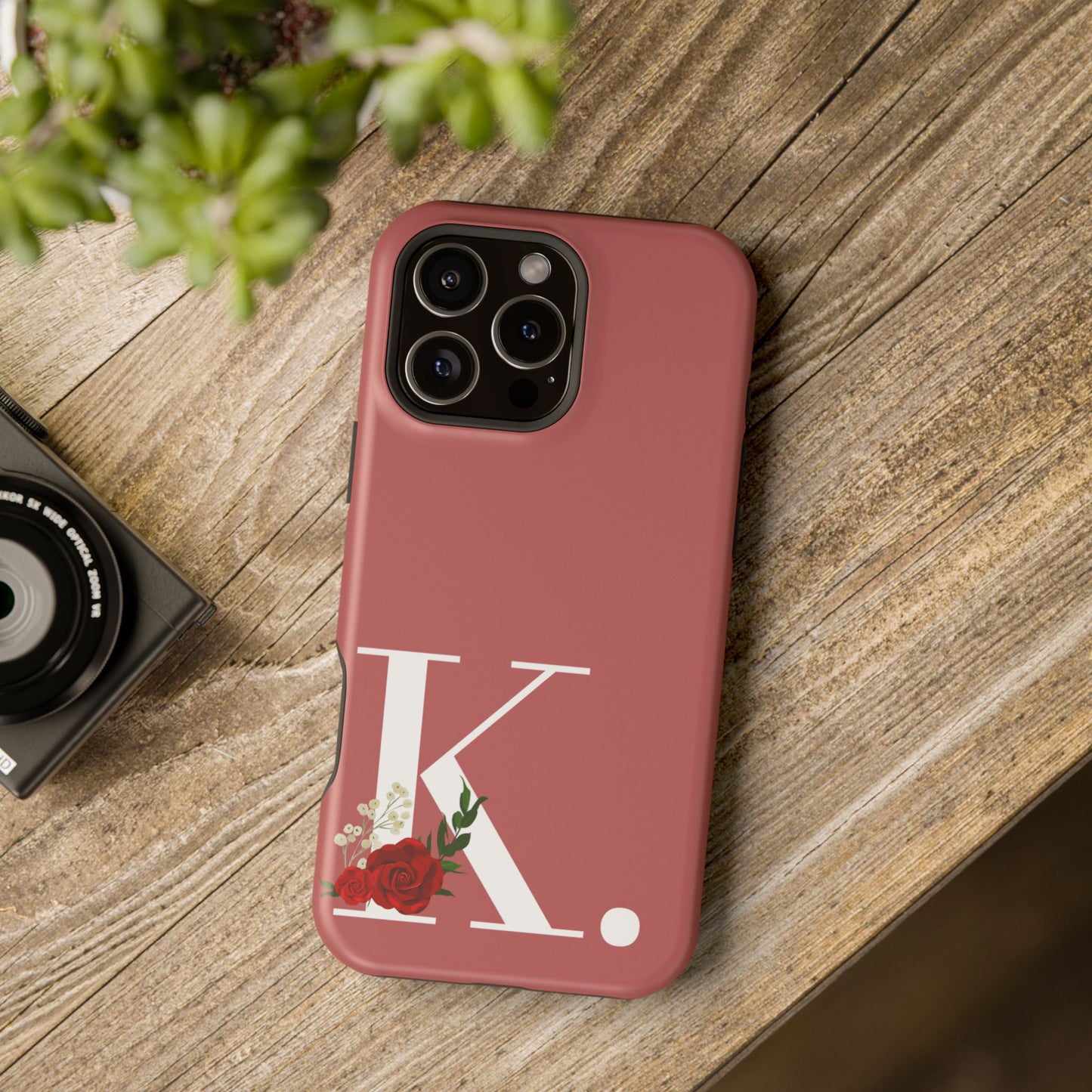 Personalized Letter K MagSafe iPhone® Case