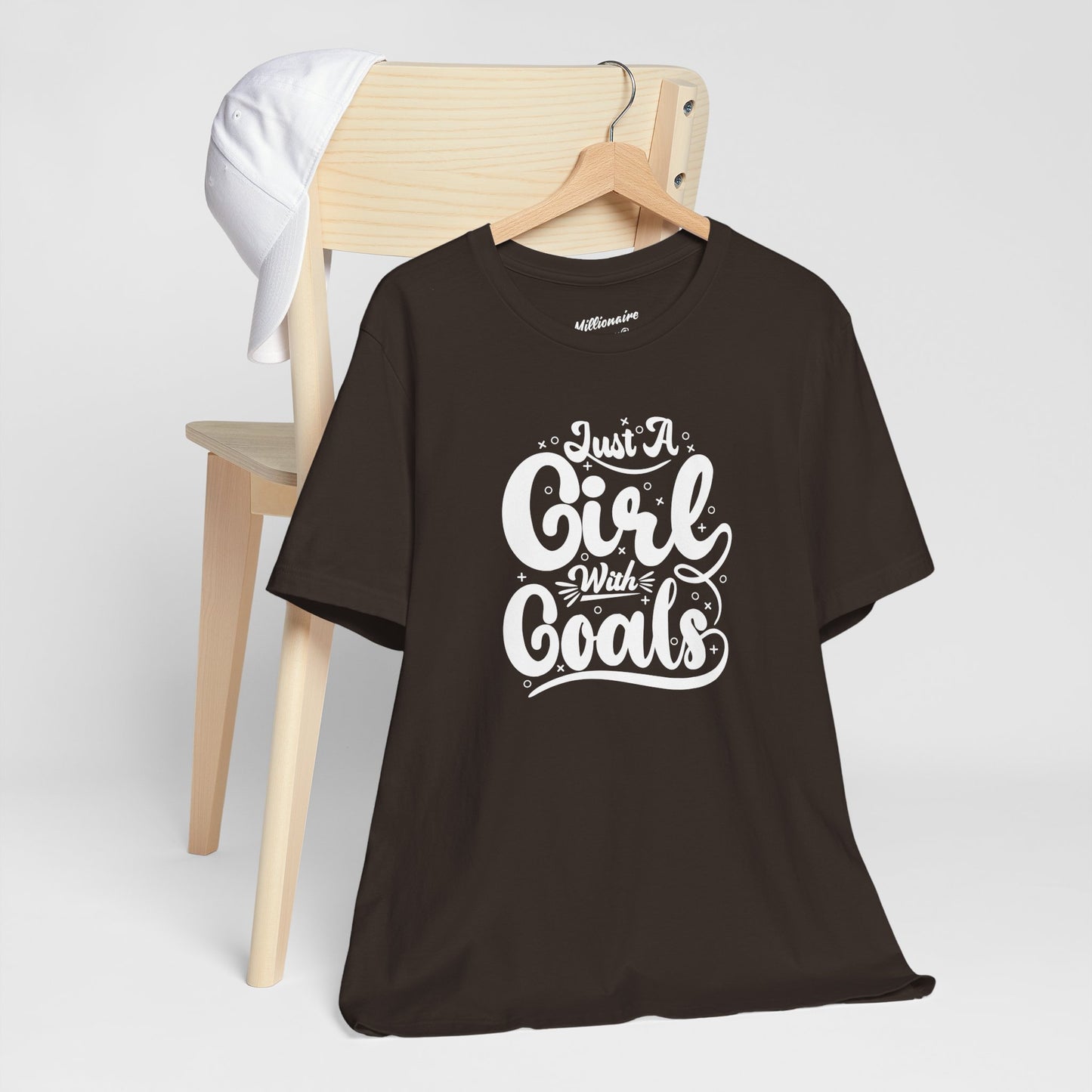 Just a Girl with Goals Soft Cotton Tee