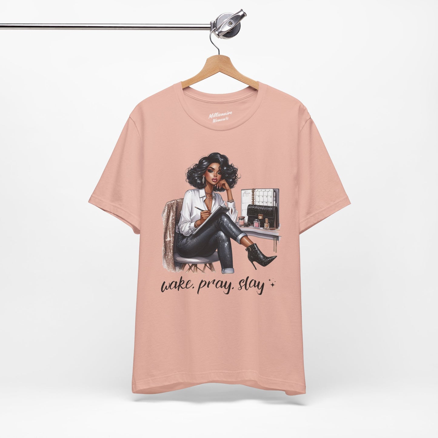 Wake Pray Slay Soft Cotton Tee