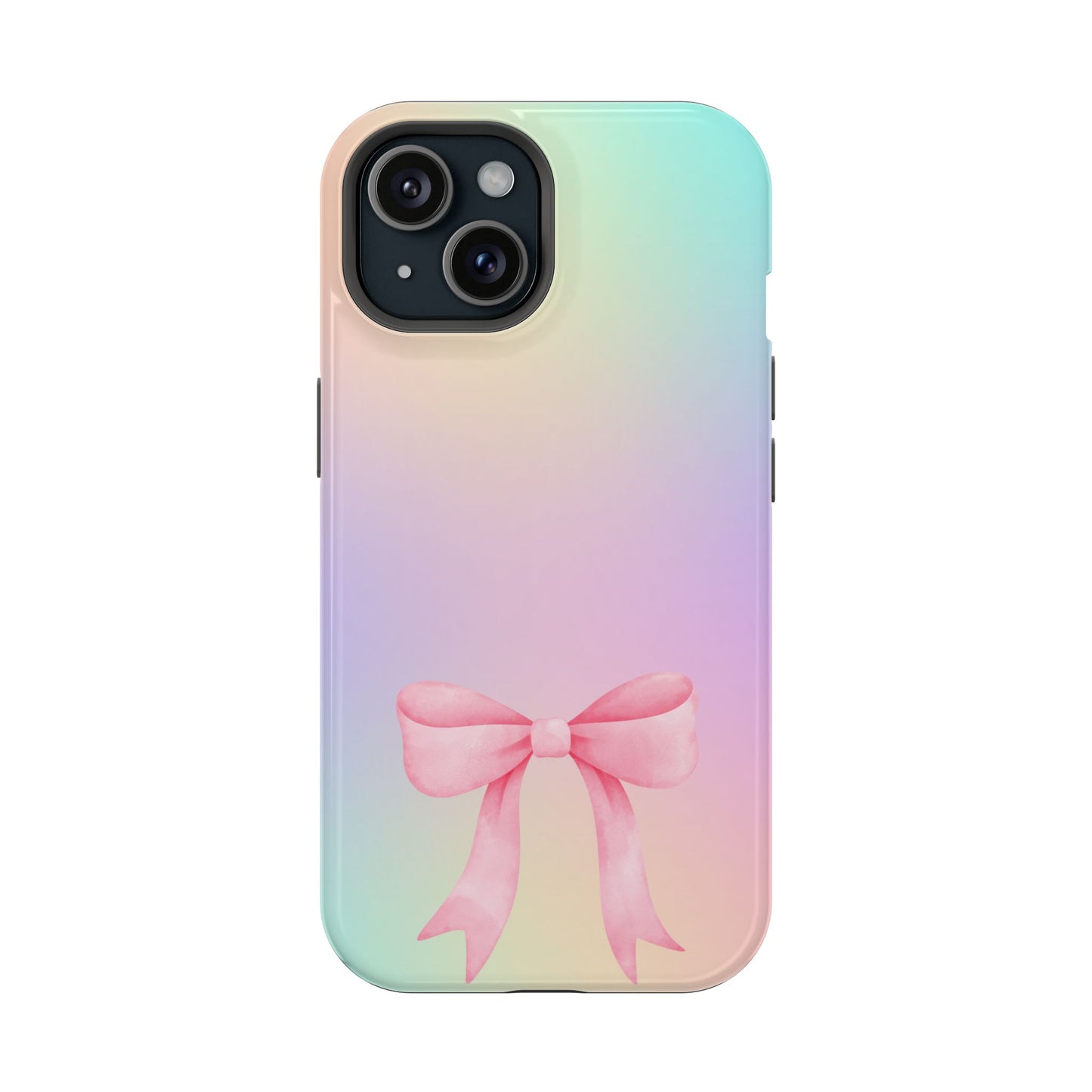 Pink Bow & Cotton Candy MagSafe iPhone® Case