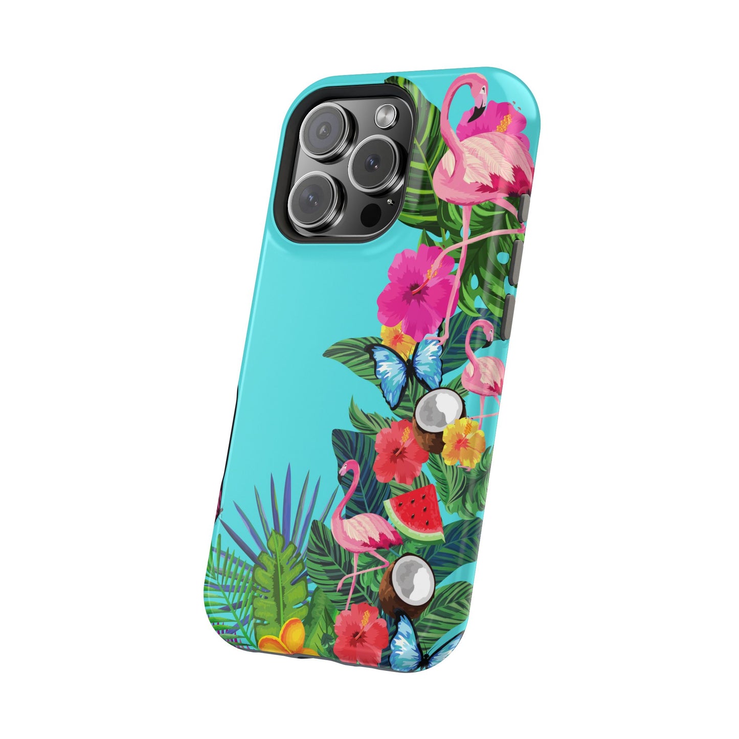 Pink Flamingo MagSafe iPhone® Case