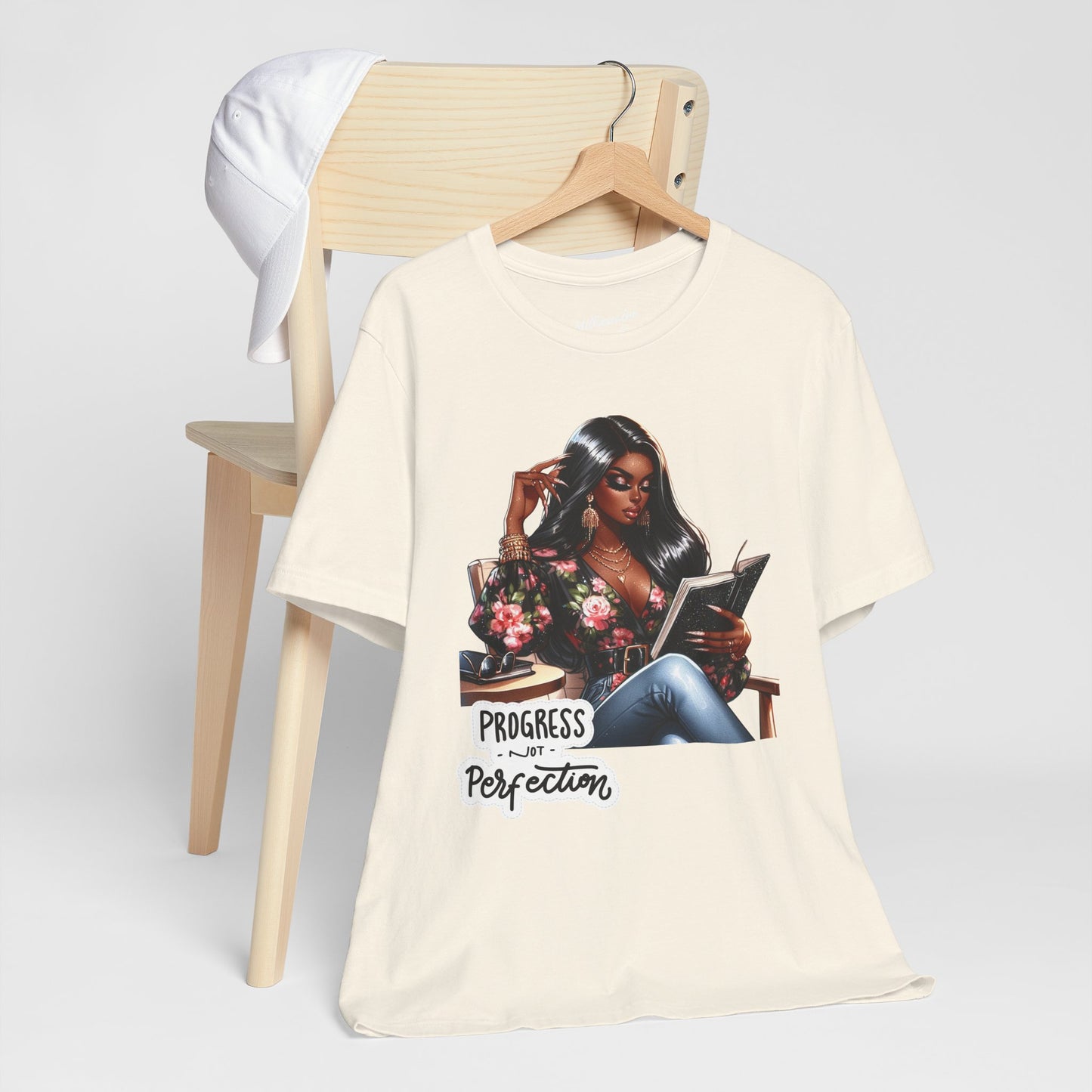 Progress Not Perfection Soft Cotton Tee
