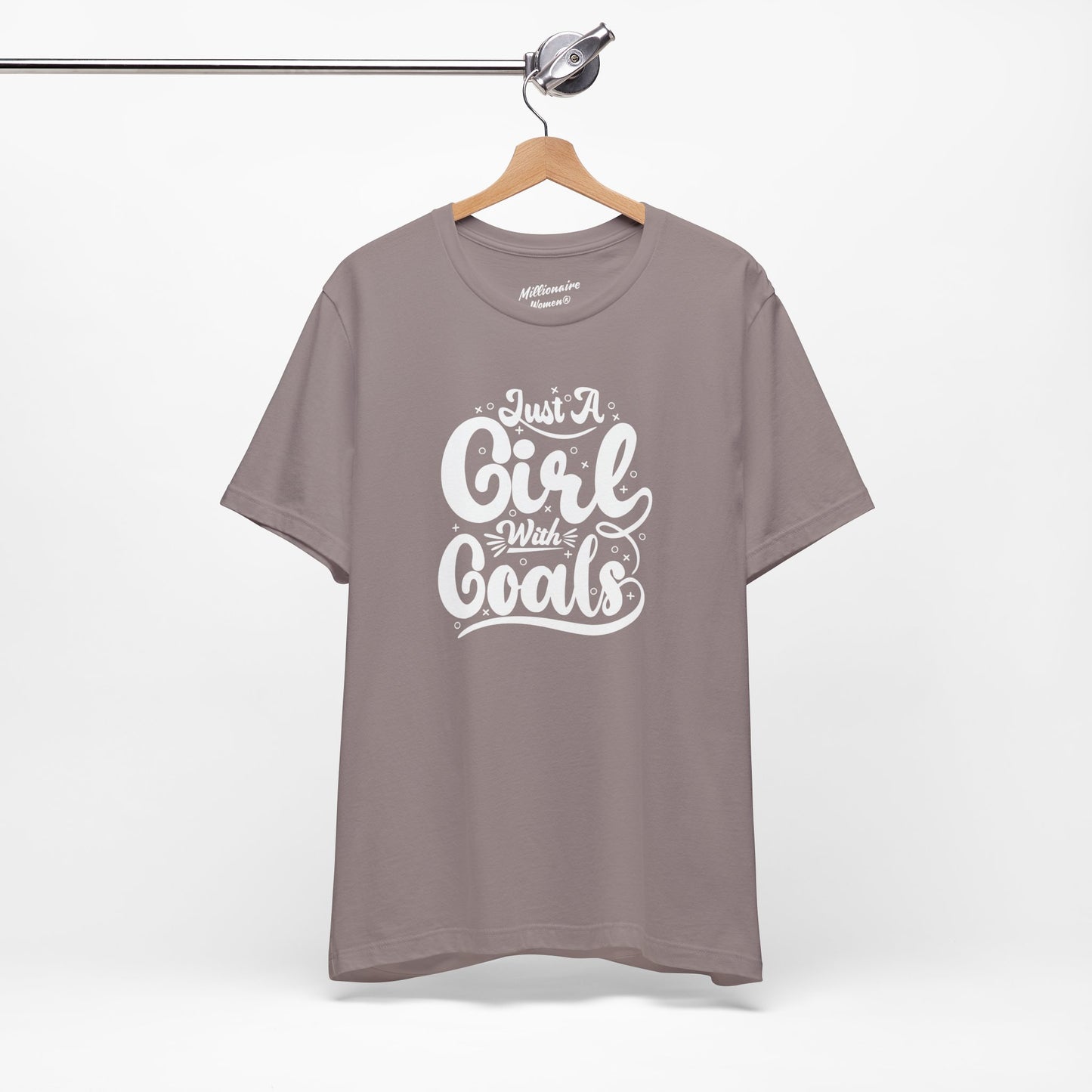 Just a Girl with Goals Soft Cotton Tee