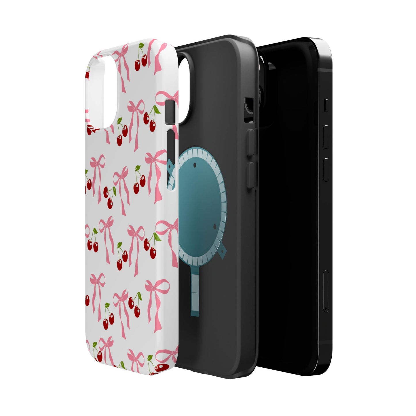 Pink Bows & Cherry MagSafe iPhone® Case