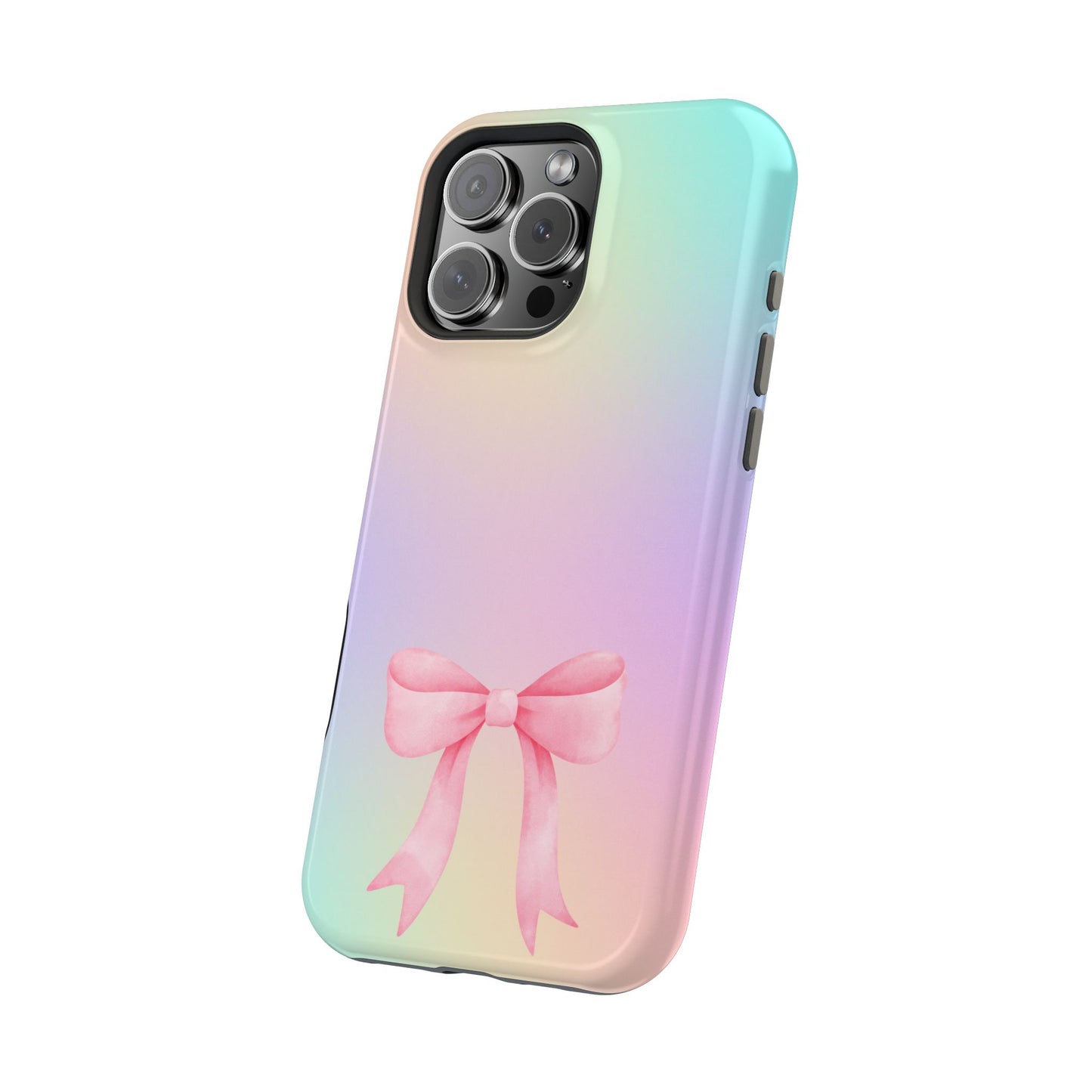Pink Bow & Cotton Candy MagSafe iPhone® Case