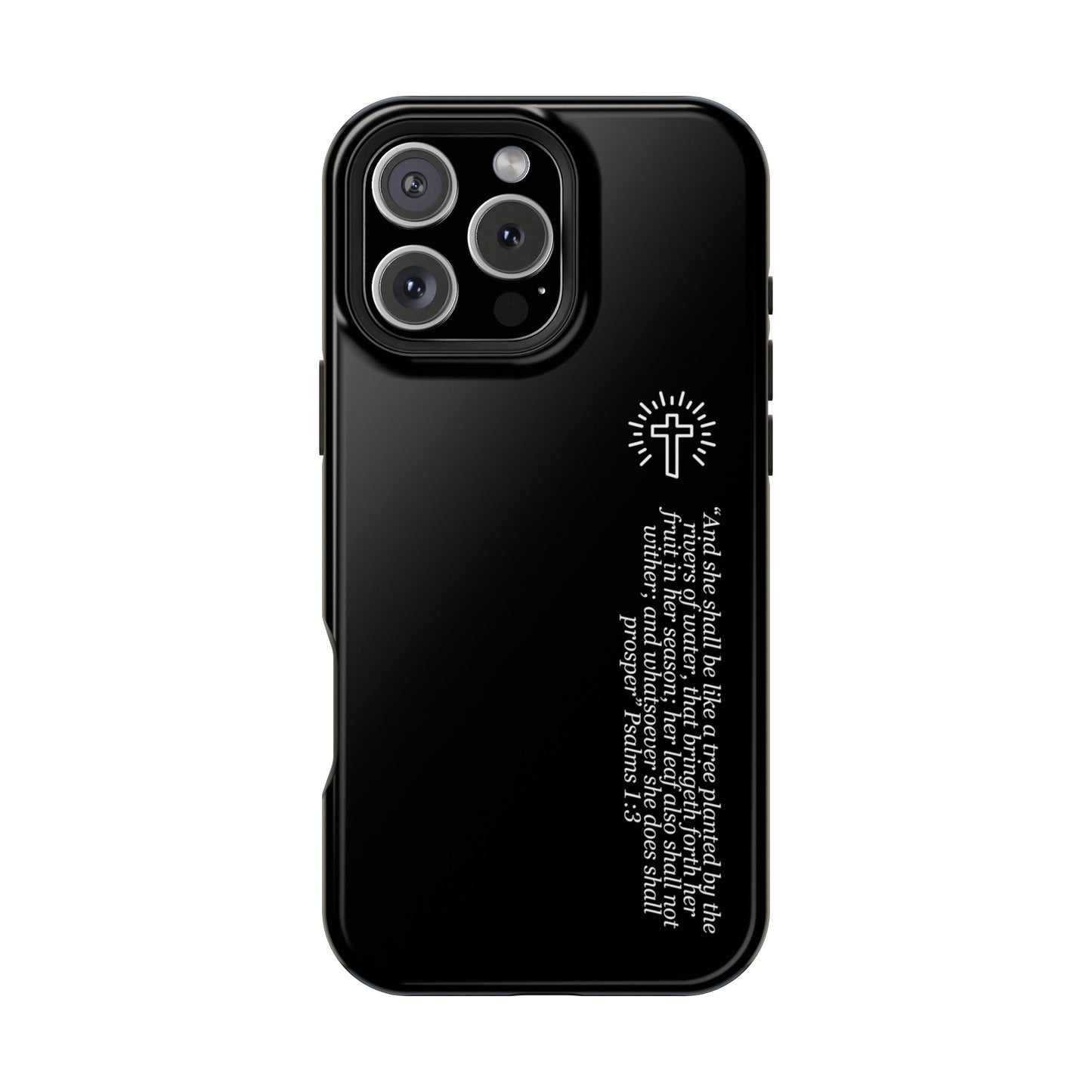 She Shall be Planted MagSafe iPhone® Case Black