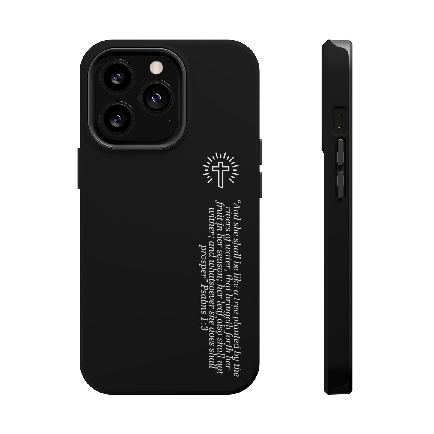 She Shall be Planted MagSafe iPhone® Case Black