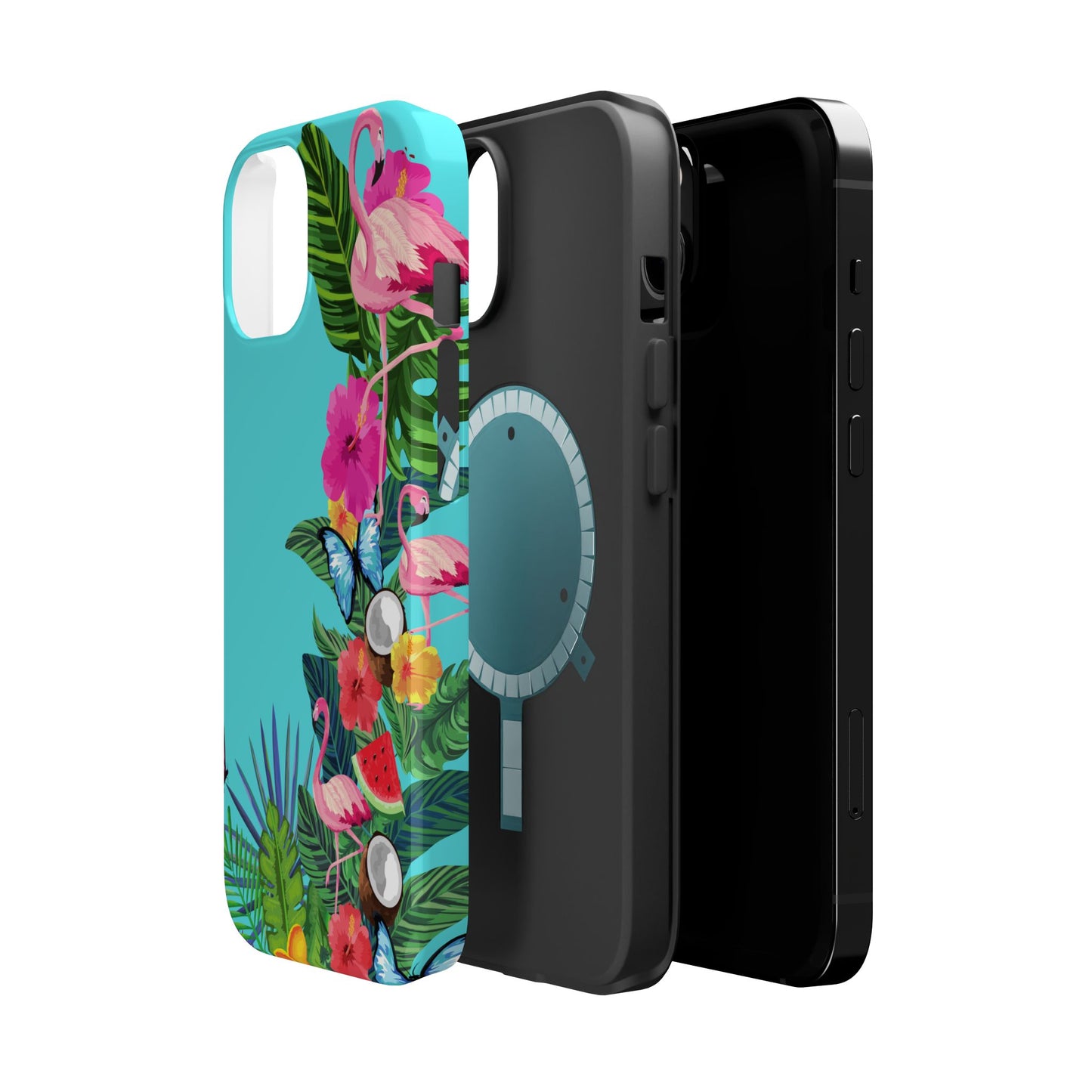 Pink Flamingo MagSafe iPhone® Case