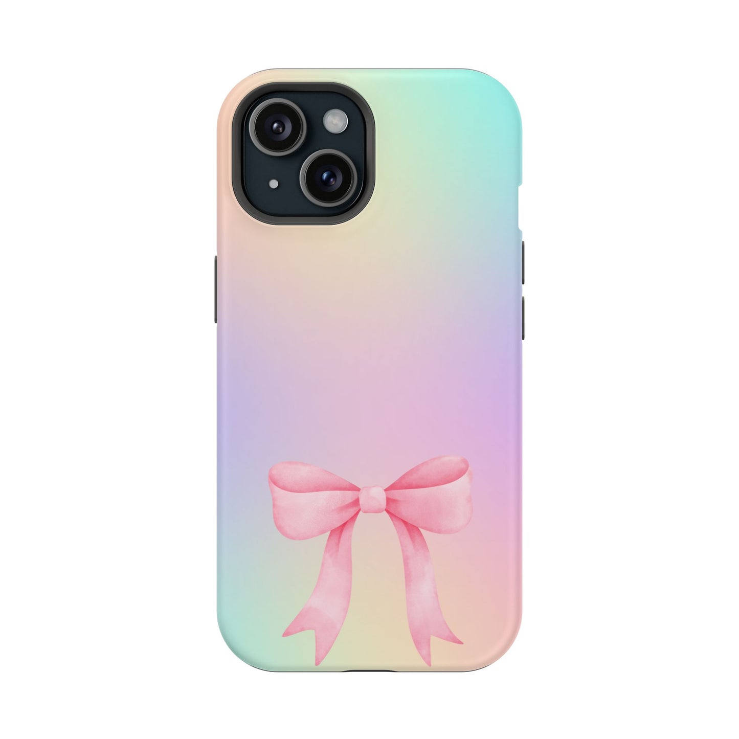 Pink Bow & Cotton Candy MagSafe iPhone® Case