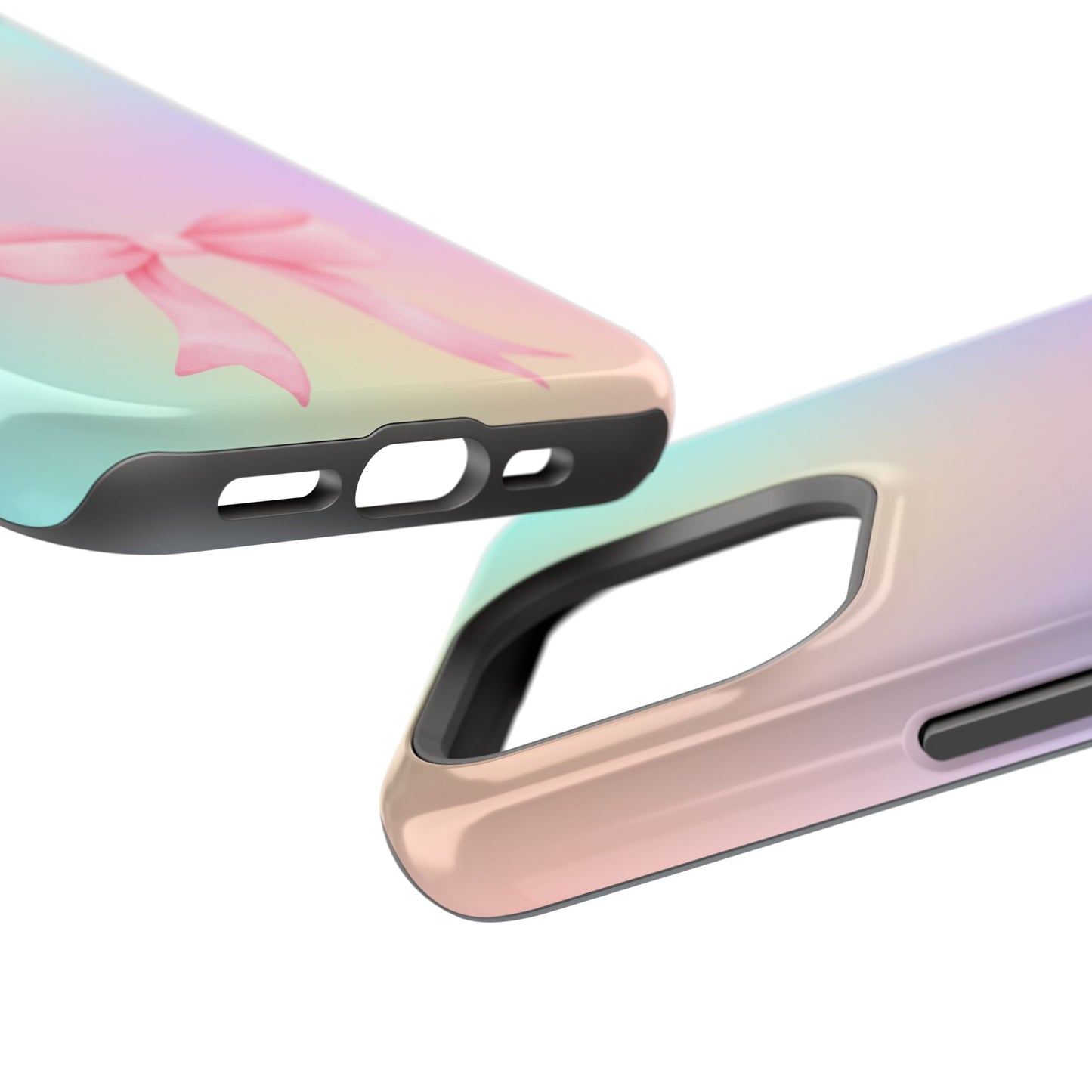 Pink Bow & Cotton Candy MagSafe iPhone® Case
