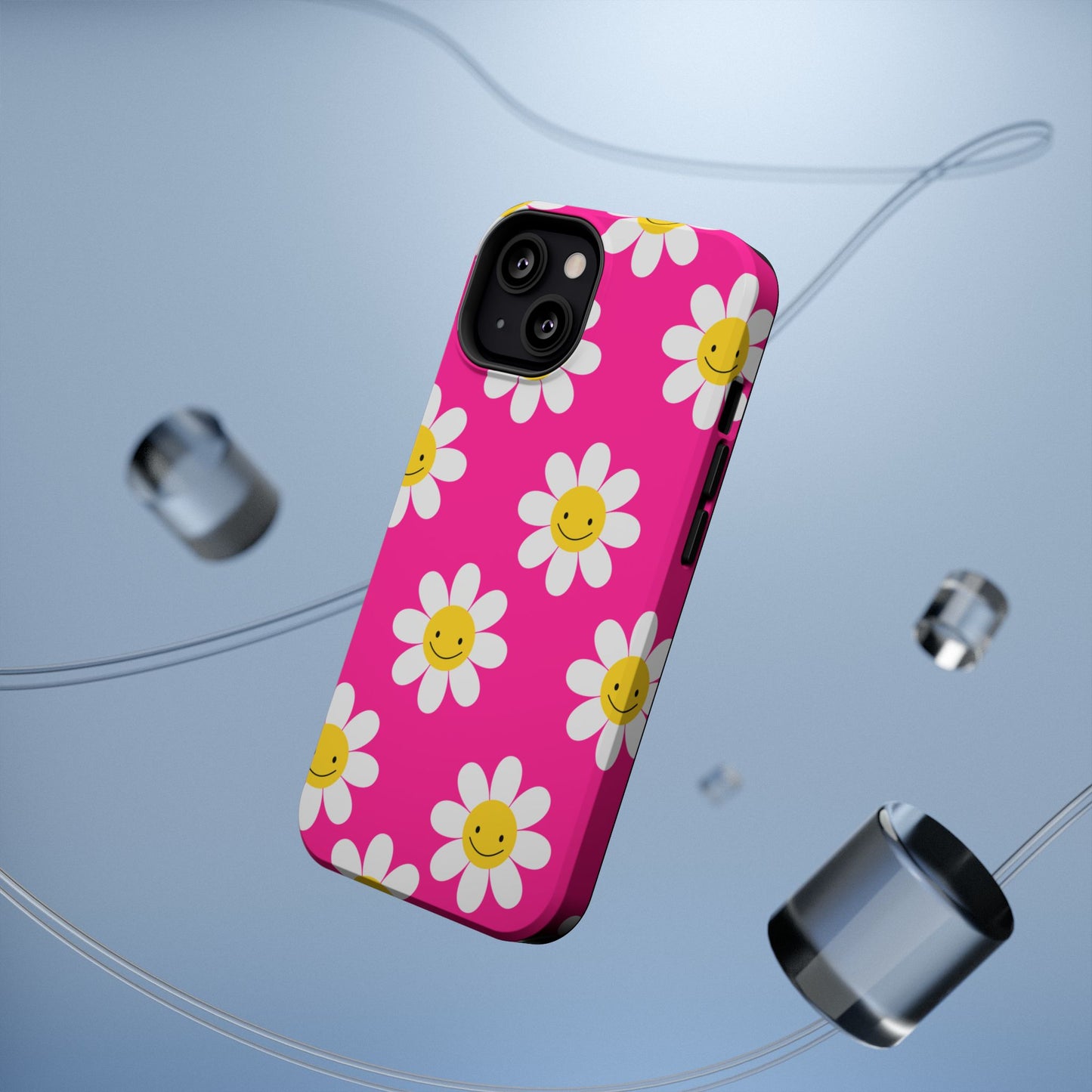 Pink Flowers MagSafe iPhone® Case