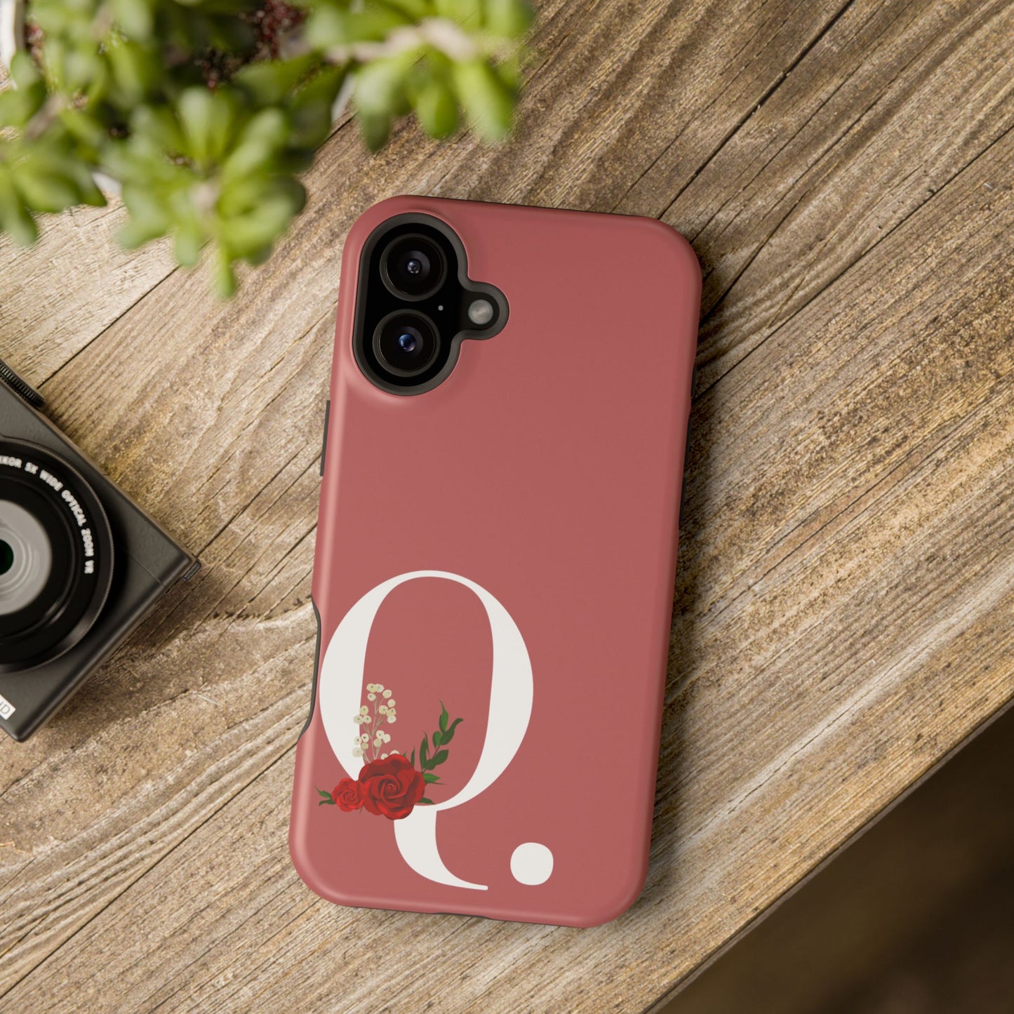 Personalized Letter Q MagSafe iPhone® Case