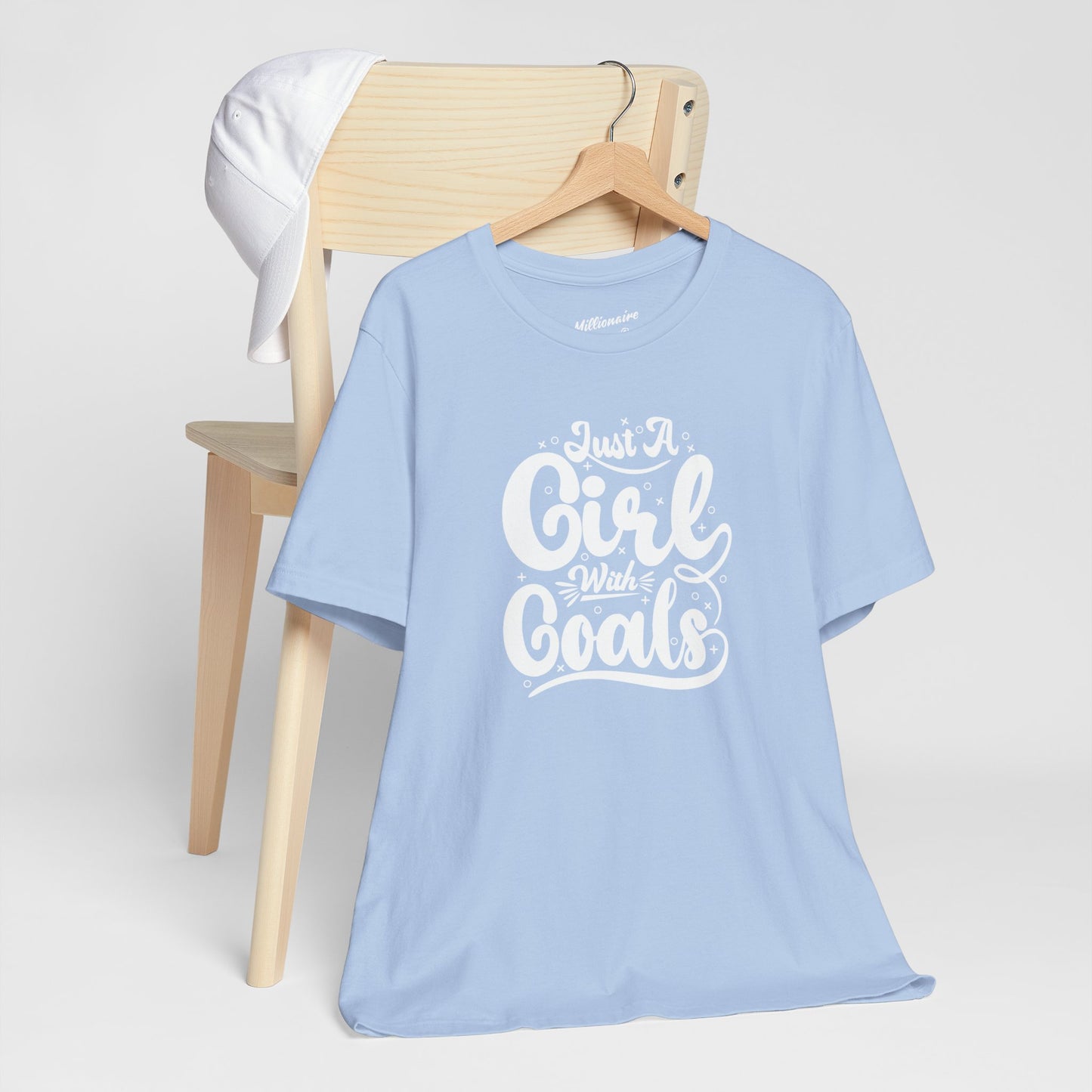 Just a Girl with Goals Soft Cotton Tee