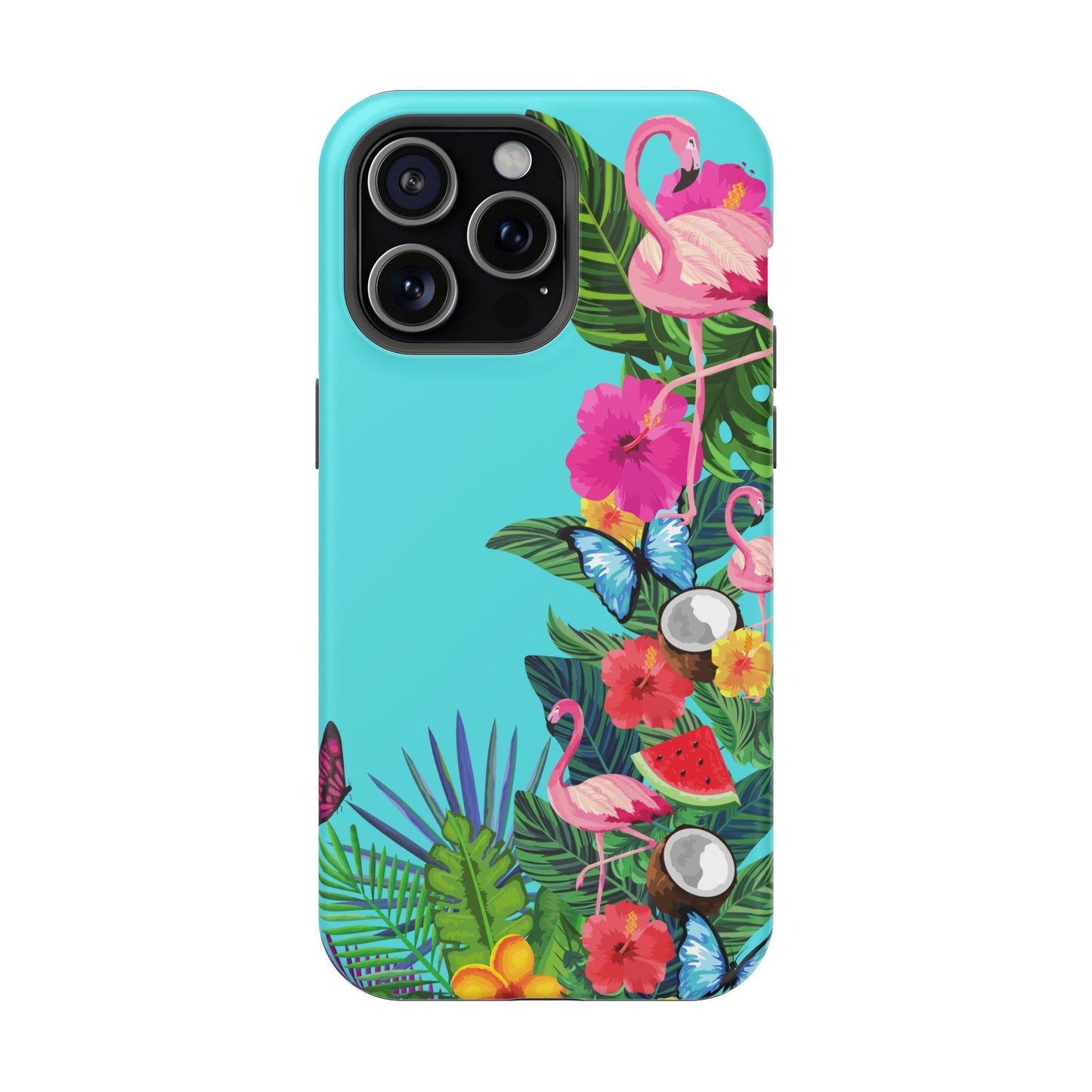 Pink Flamingo MagSafe iPhone® Case