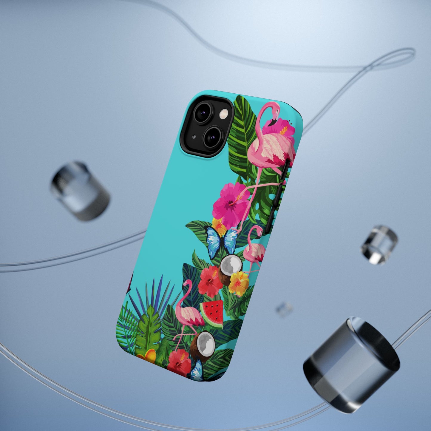 Pink Flamingo MagSafe iPhone® Case