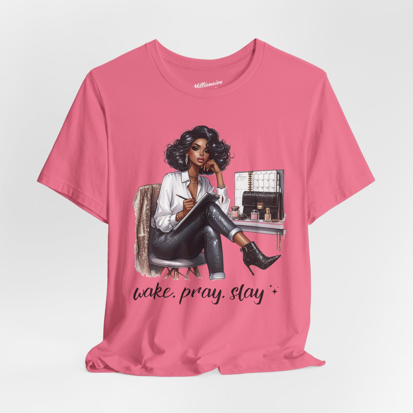 Wake Pray Slay Soft Cotton Tee