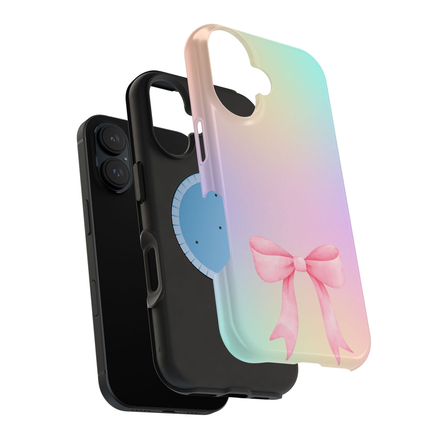 Pink Bow & Cotton Candy MagSafe iPhone® Case
