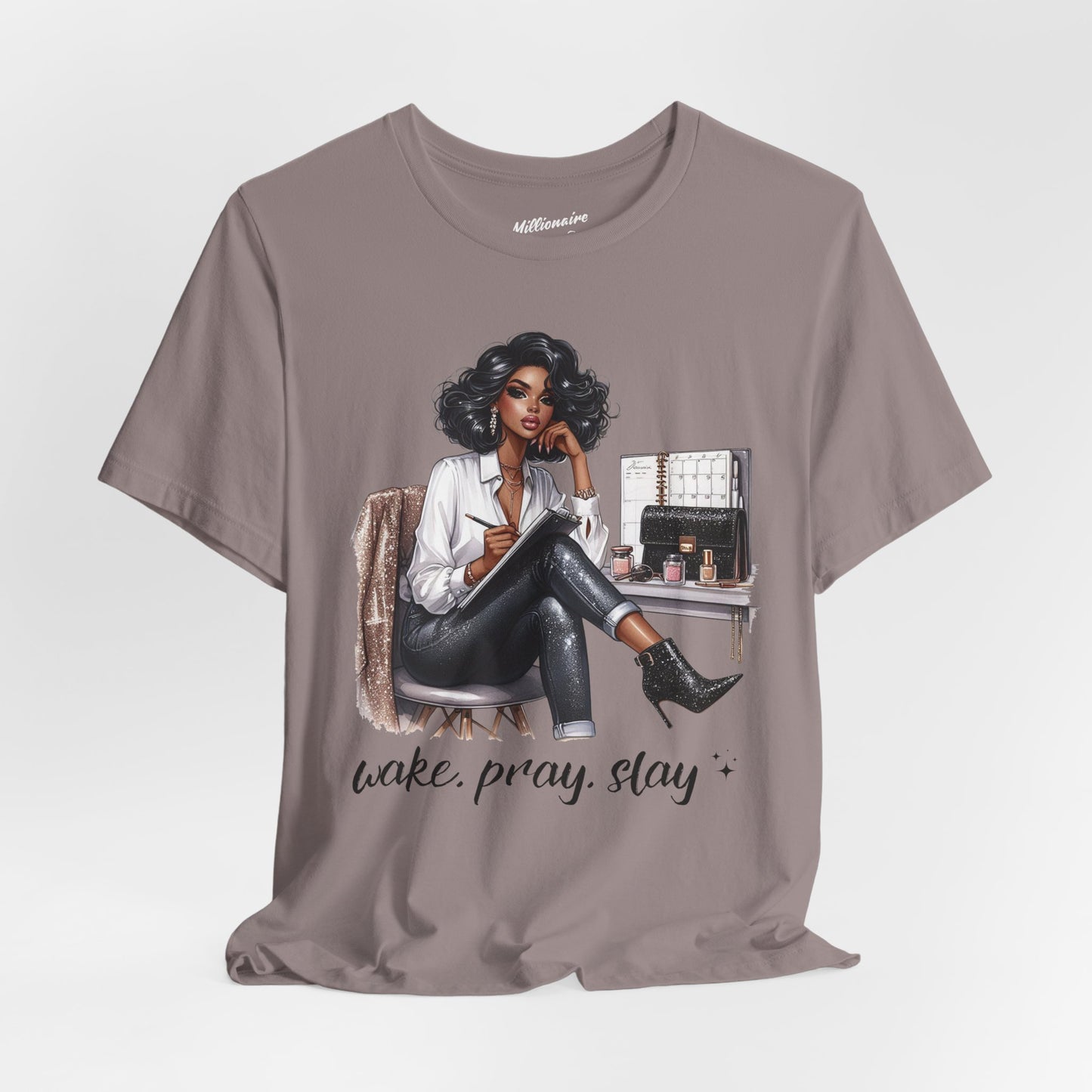 Wake Pray Slay Soft Cotton Tee